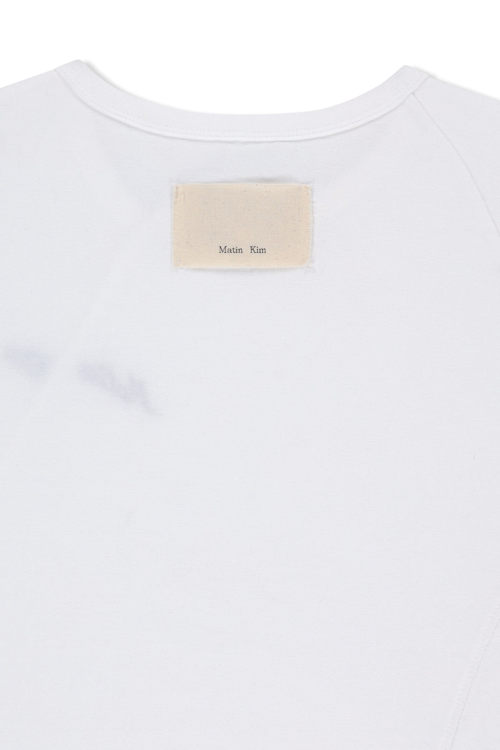 Matin Kim - Curved Cut Slim Top (Ivory) product image 6 | TRAB K-Fashion Australia
