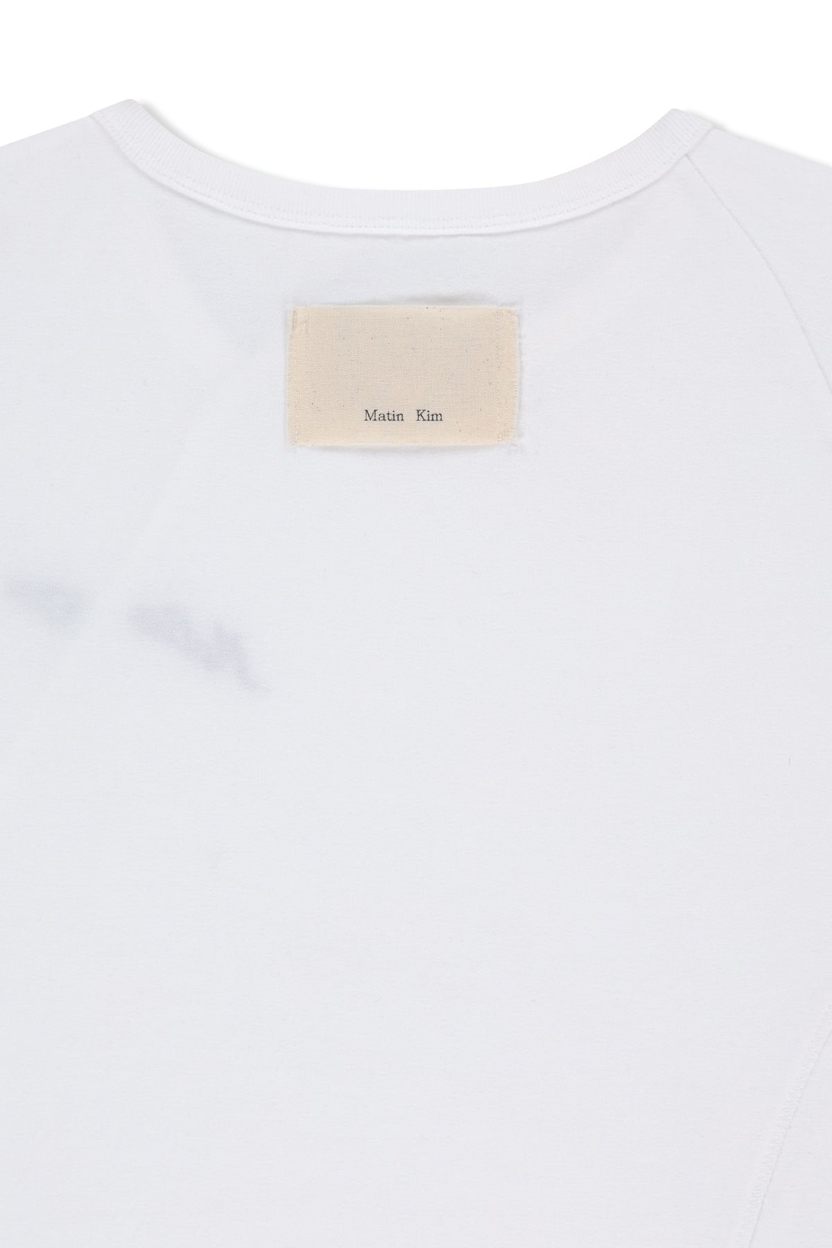 Matin Kim - Curved Cut Slim Top (Ivory) product image 6 | TRAB K-Fashion Australia