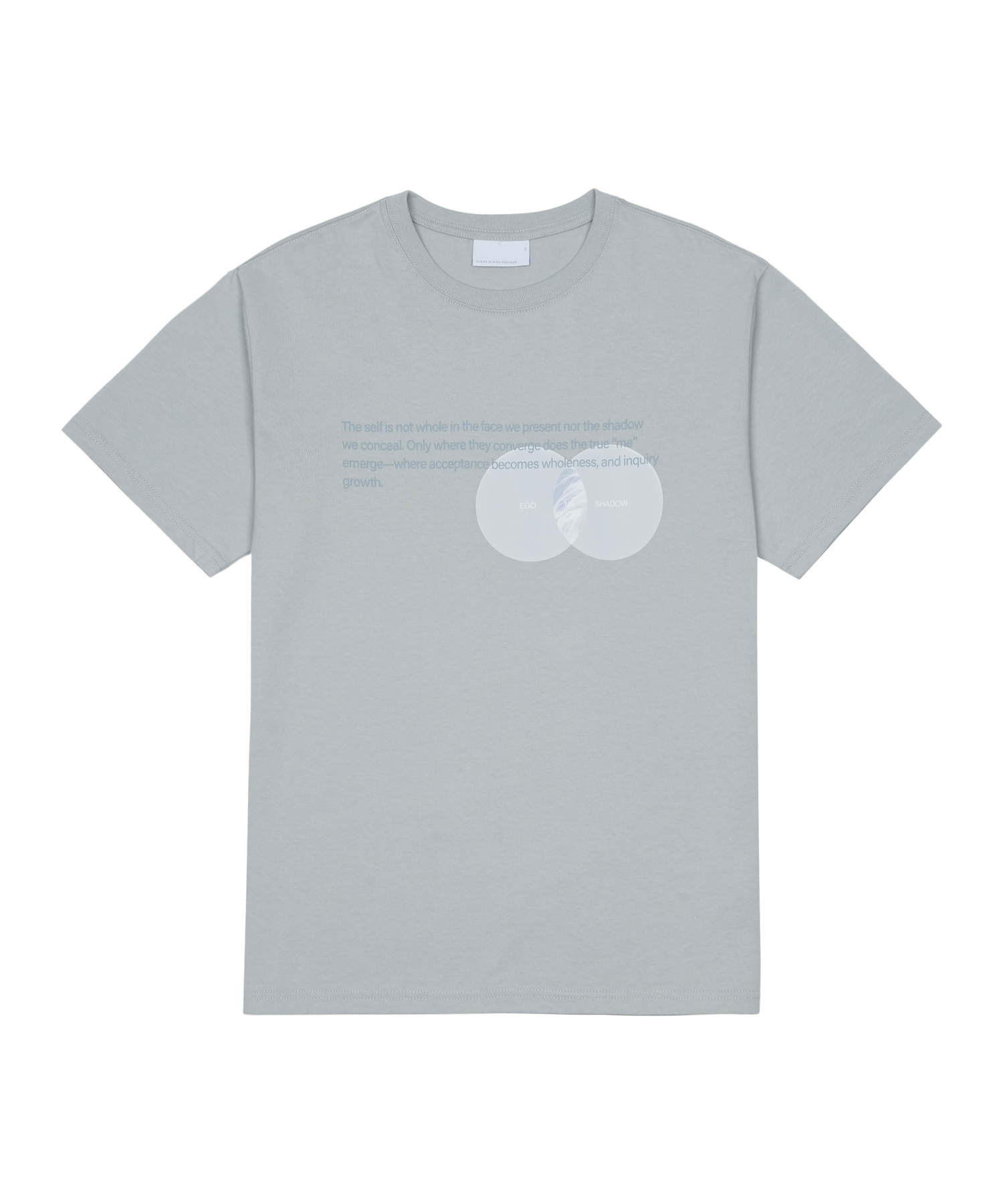San San Gear - Mind T-Shirt (Light Grey) product image 1 | TRAB K-Fashion Australia