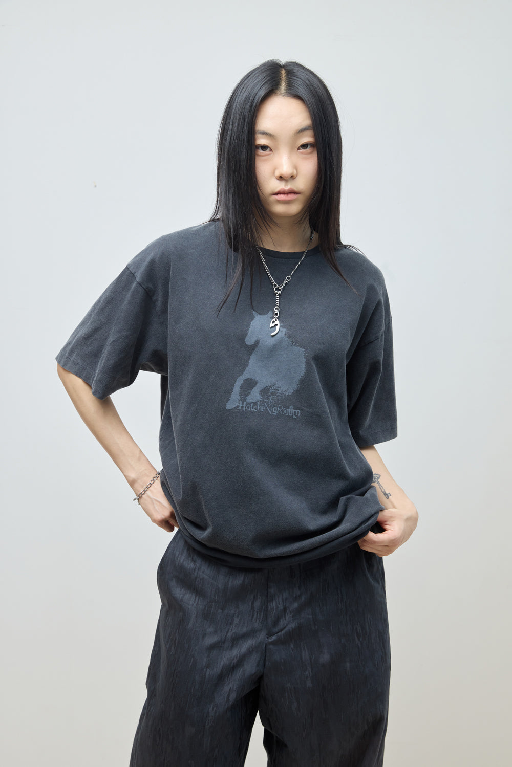 Hatchingroom - Horse Tee (Black) product image 13 | TRAB K-Fashion Australia