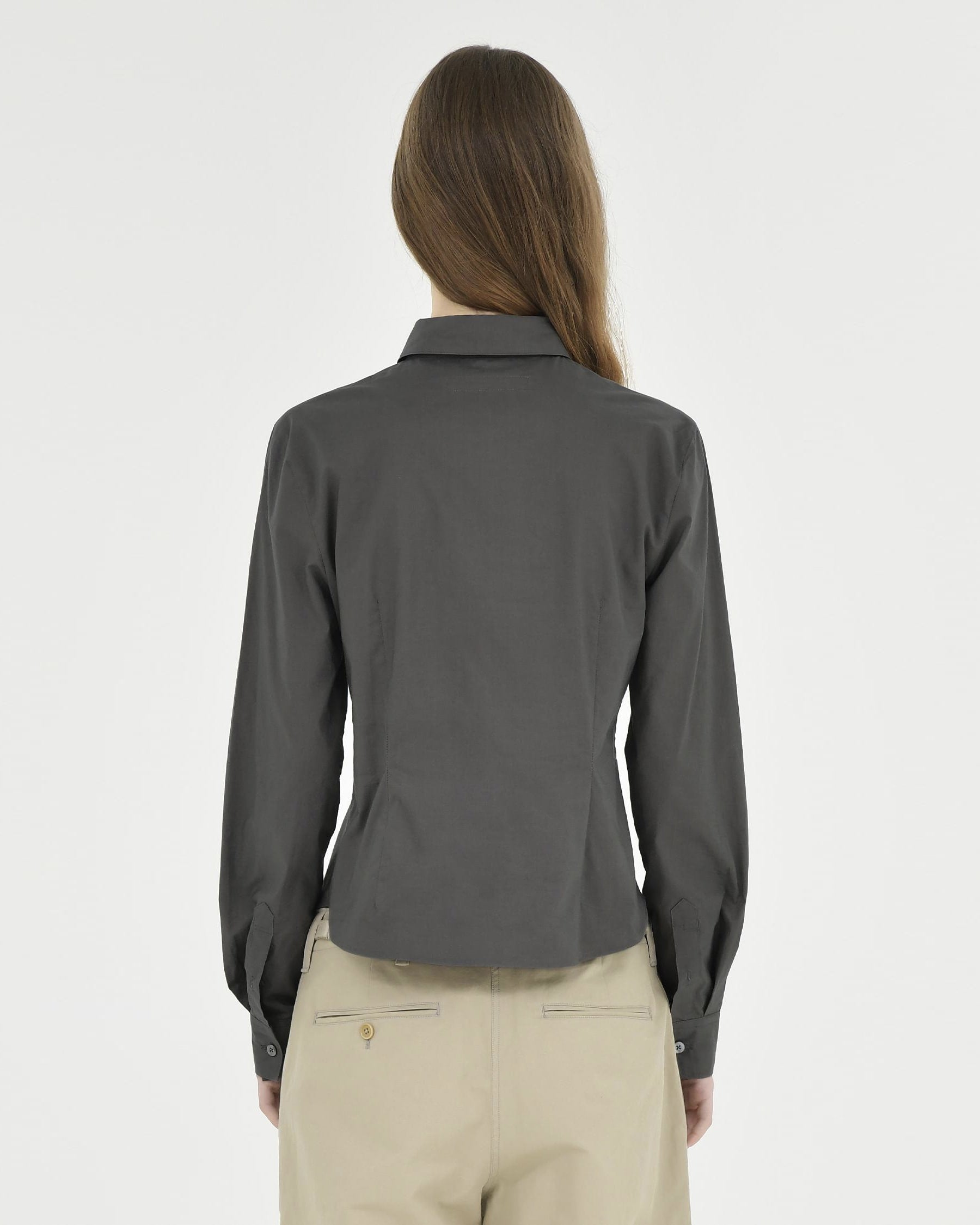 Brownyard - Line Shirt (Charcoal) product image 2 | TRAB K-Fashion Australia