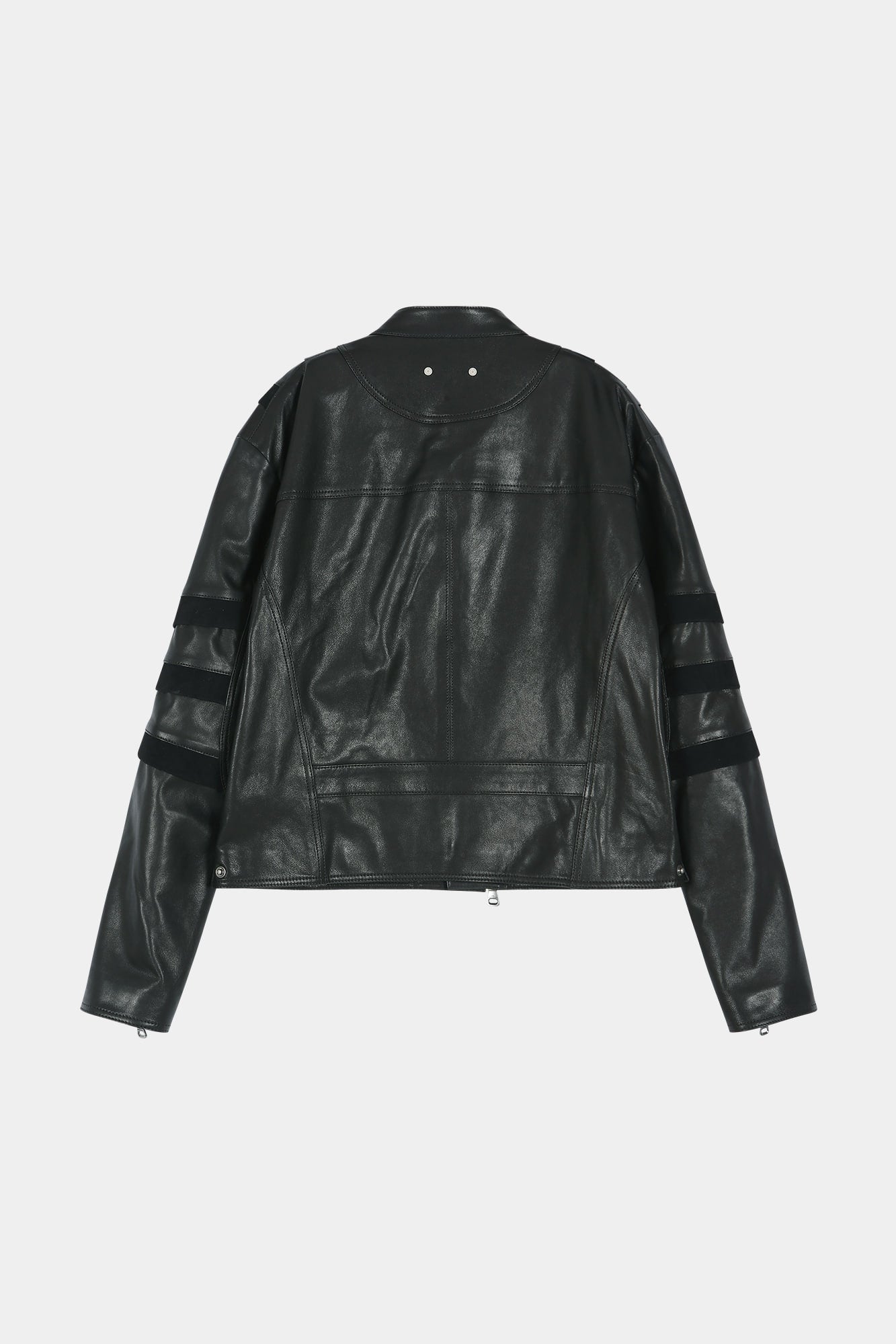 Andersson Bell - Segment Moto Leather Jacket (black) (Black) product image 15 | TRAB K-Fashion Australia