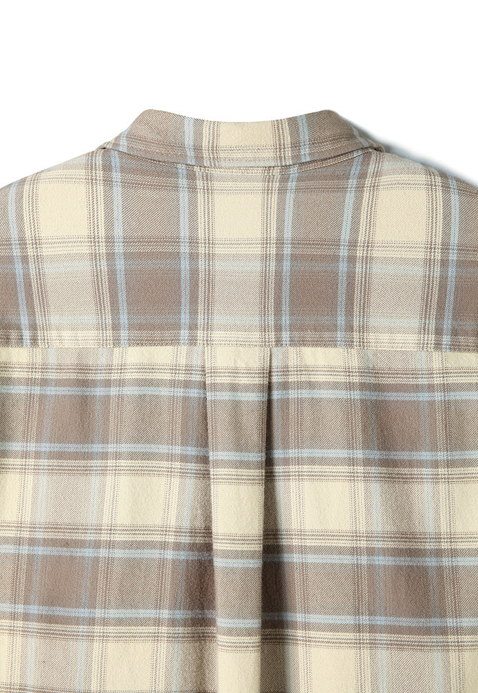 Art if acts - French Flannel Check Shirt (Vanilla Sky) product image 10 | TRAB K-Fashion Australia