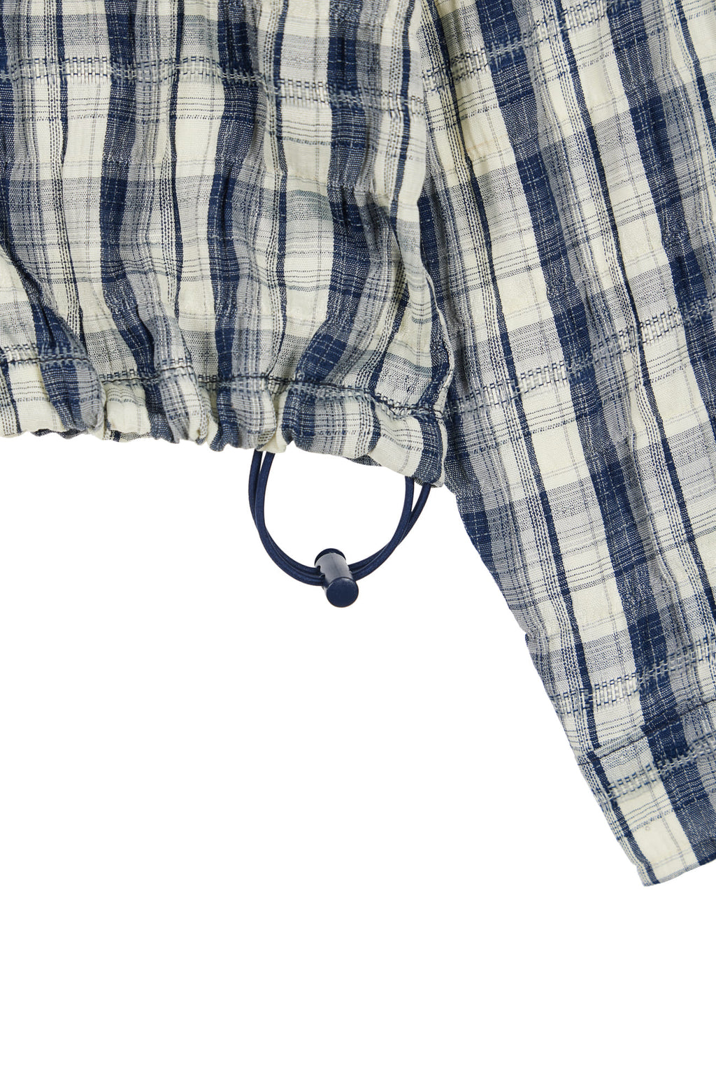 Deinet - Deinet Back Logo Check Hoodie Shirts (Navy) product image 7 | TRAB K-Fashion Australia