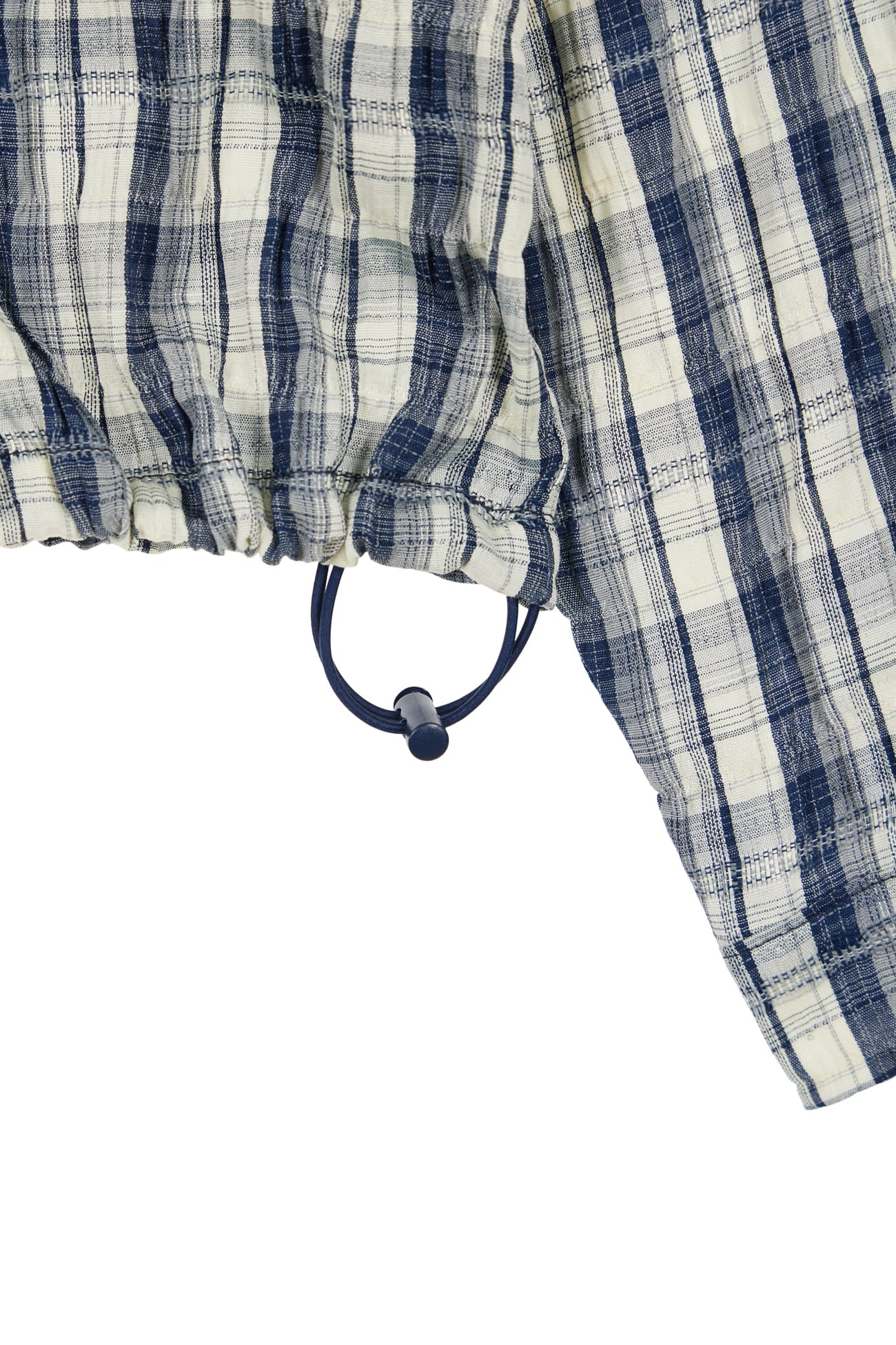 Deinet - Deinet Back Logo Check Hoodie Shirts (Navy) product image 7 | TRAB K-Fashion Australia