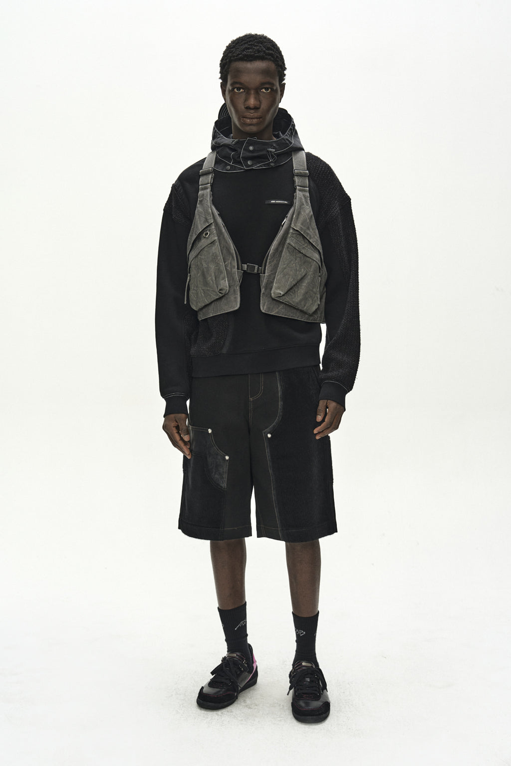 Andersson Bell - Tie-Dyed Vest Backpack (Anthracite) product image 2 | TRAB K-Fashion Australia