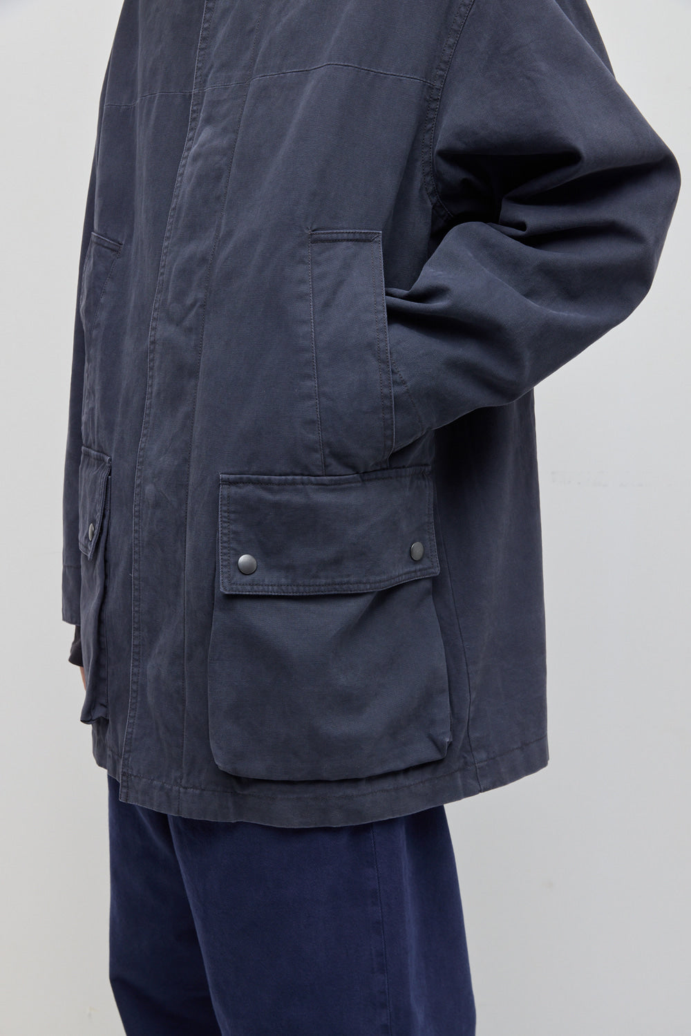 Hatchingroom - Canvas Work Parka (Blue Charcoal) product image 18 | TRAB K-Fashion Australia