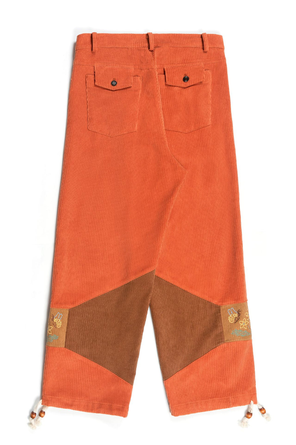 Ioedle - Story Flower Pillow Cap Corduroy Pants (Orange) product image 3 | TRAB K-Fashion Australia