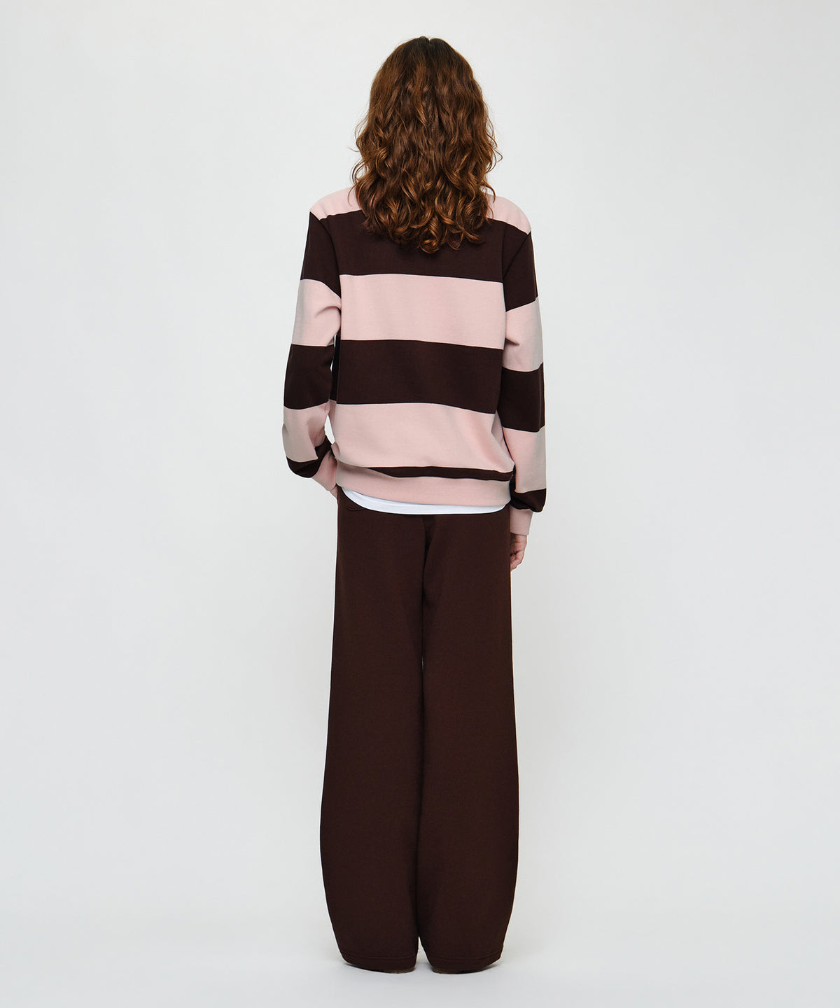 Marithe & Francois Girbaud - Classic Logo Sweat Pants (Brown) product image 4 | TRAB K-Fashion Australia