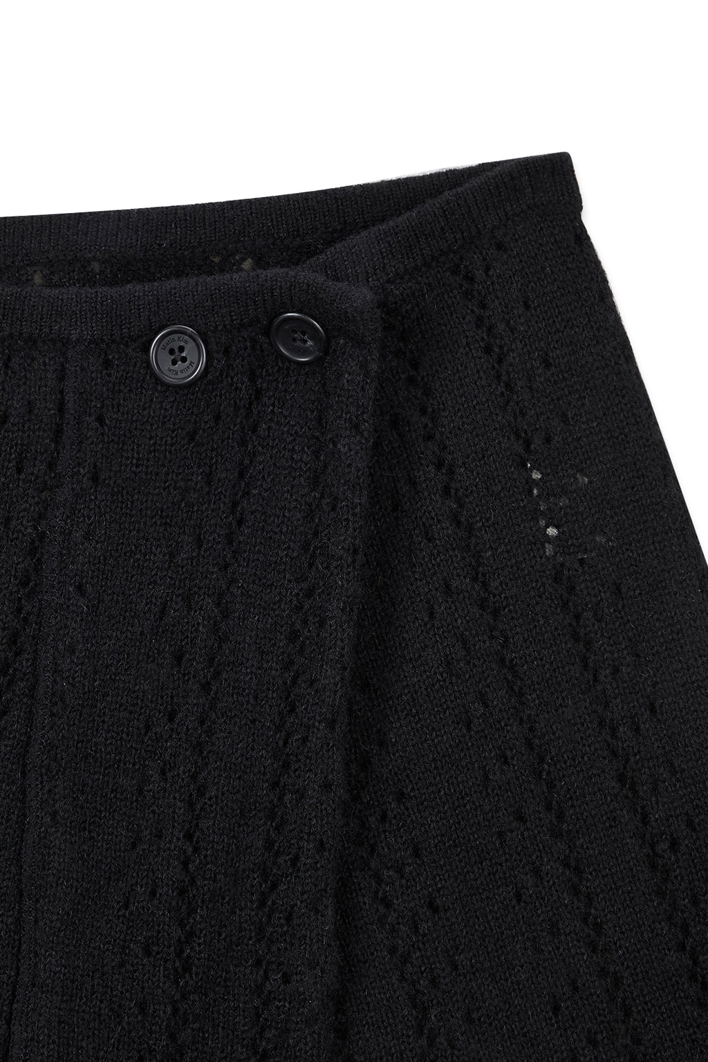 Matin Kim - Punching Wrap Mini Skirt (Black) product image 4 | TRAB K-Fashion Australia