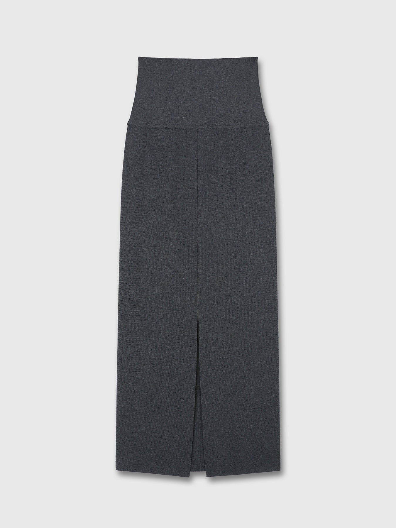 Tonywack - Mercerized Wool Knit Maxi Skirt (Dark Grey) product image 10 | TRAB K-Fashion Australia