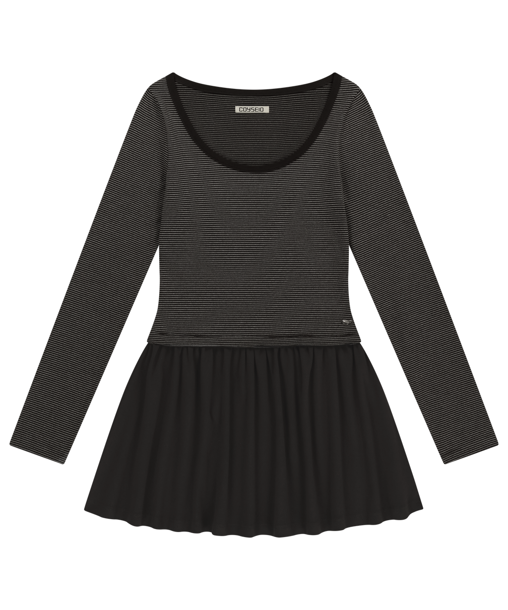 Coyseio - Coy Stripe Dress (Brown) product image 1 | TRAB K-Fashion Australia