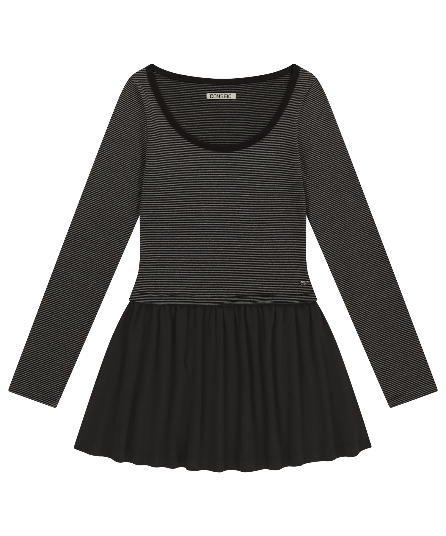 Coyseio - Coy Stripe Dress (Brown) product image 1 | TRAB K-Fashion Australia