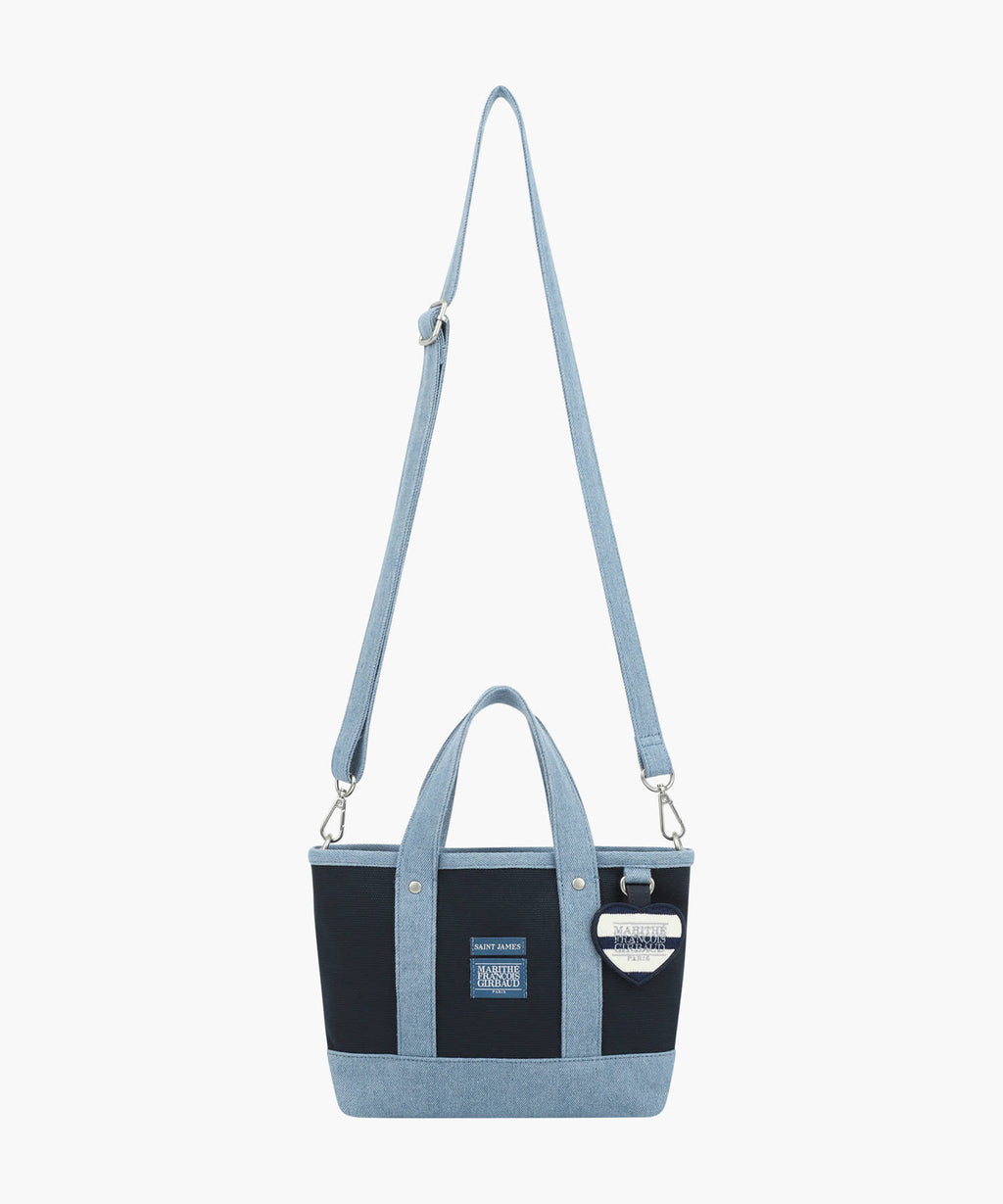 Marithe & Francois Girbaud - Marithe X Saint James Tote Bag (Navy) product image 4 | TRAB K-Fashion Australia