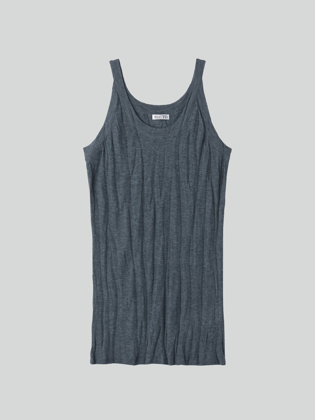 Recto - Crease Knit Tank Top (Cool Grey) product image 5 | TRAB K-Fashion Australia
