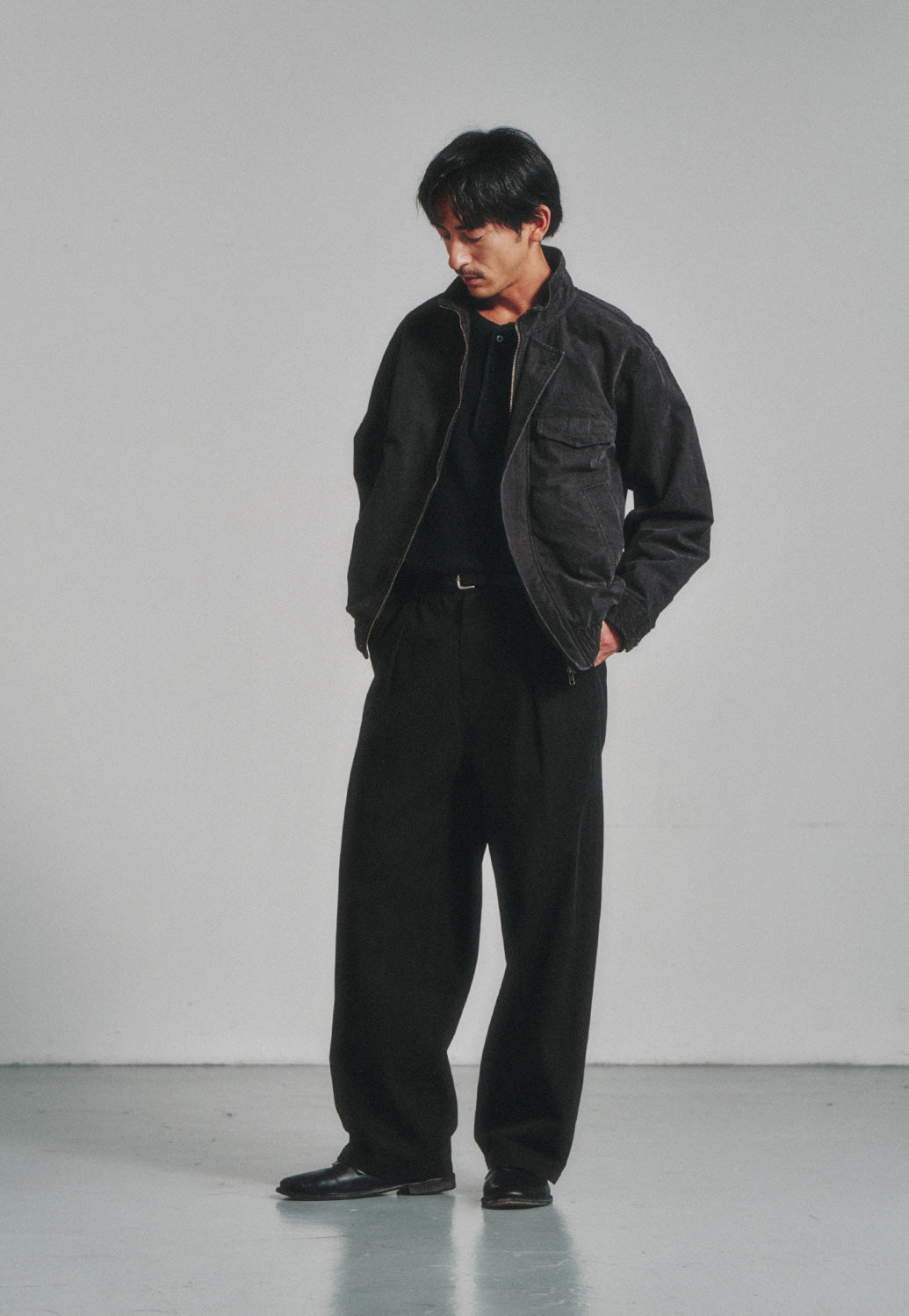 Art if acts - Pocket Deck Jacket (Black) product image 5 | TRAB K-Fashion Australia