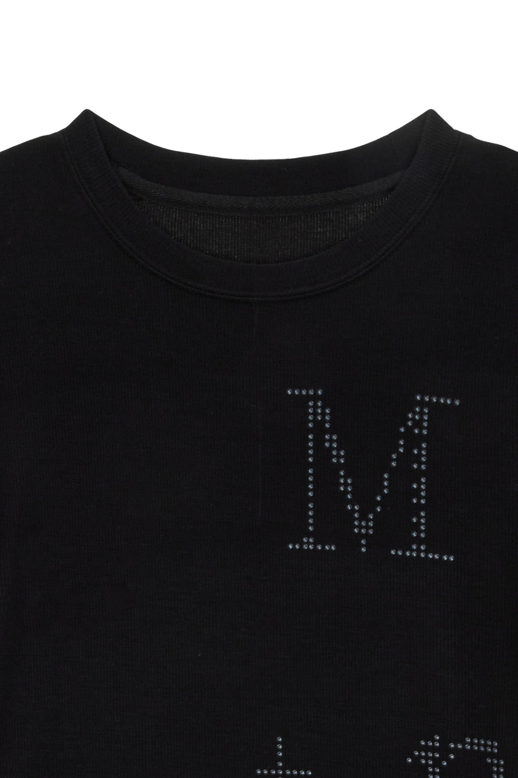 Matin Kim - Dot Graphic Logo Lettering Top (Black) product image 3 | TRAB K-Fashion Australia