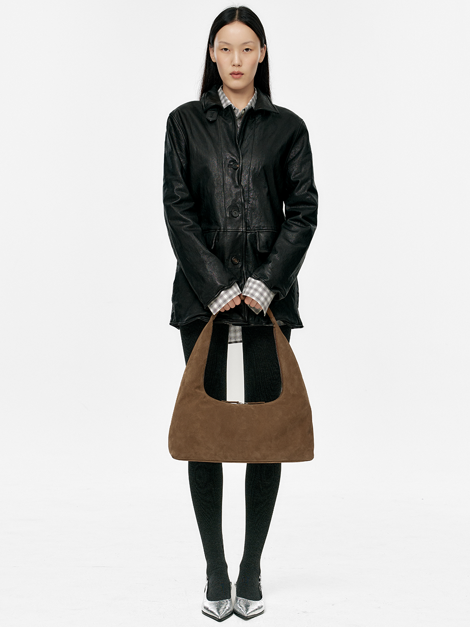 Marge Sherwood - Hobo Large (Cappuccino Suede) product image 3 | TRAB K-Fashion Australia