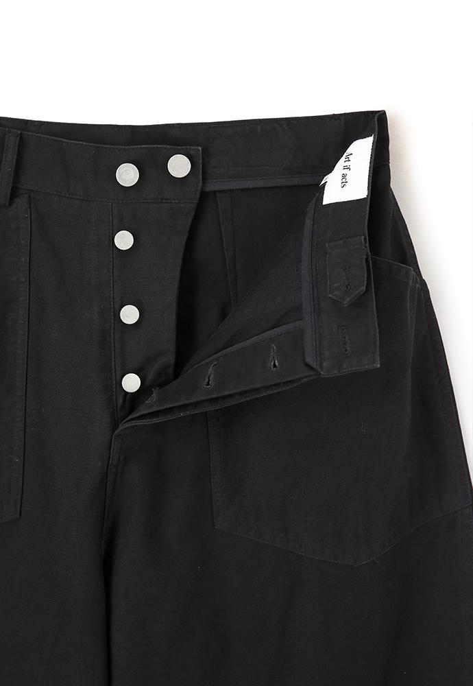 Art if acts - Back Satin M-35 Pants (Vintage Black) product image 13 | TRAB K-Fashion Australia