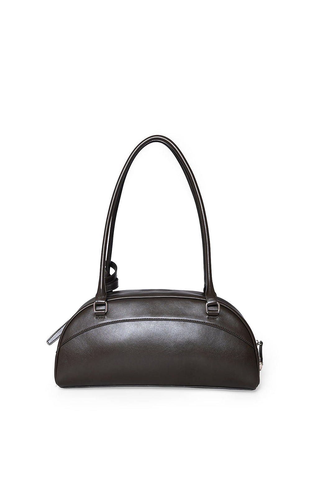 Matin Kim - Halfmoon Bowling Bag (Dark Khaki) product image 3 | TRAB K-Fashion Australia