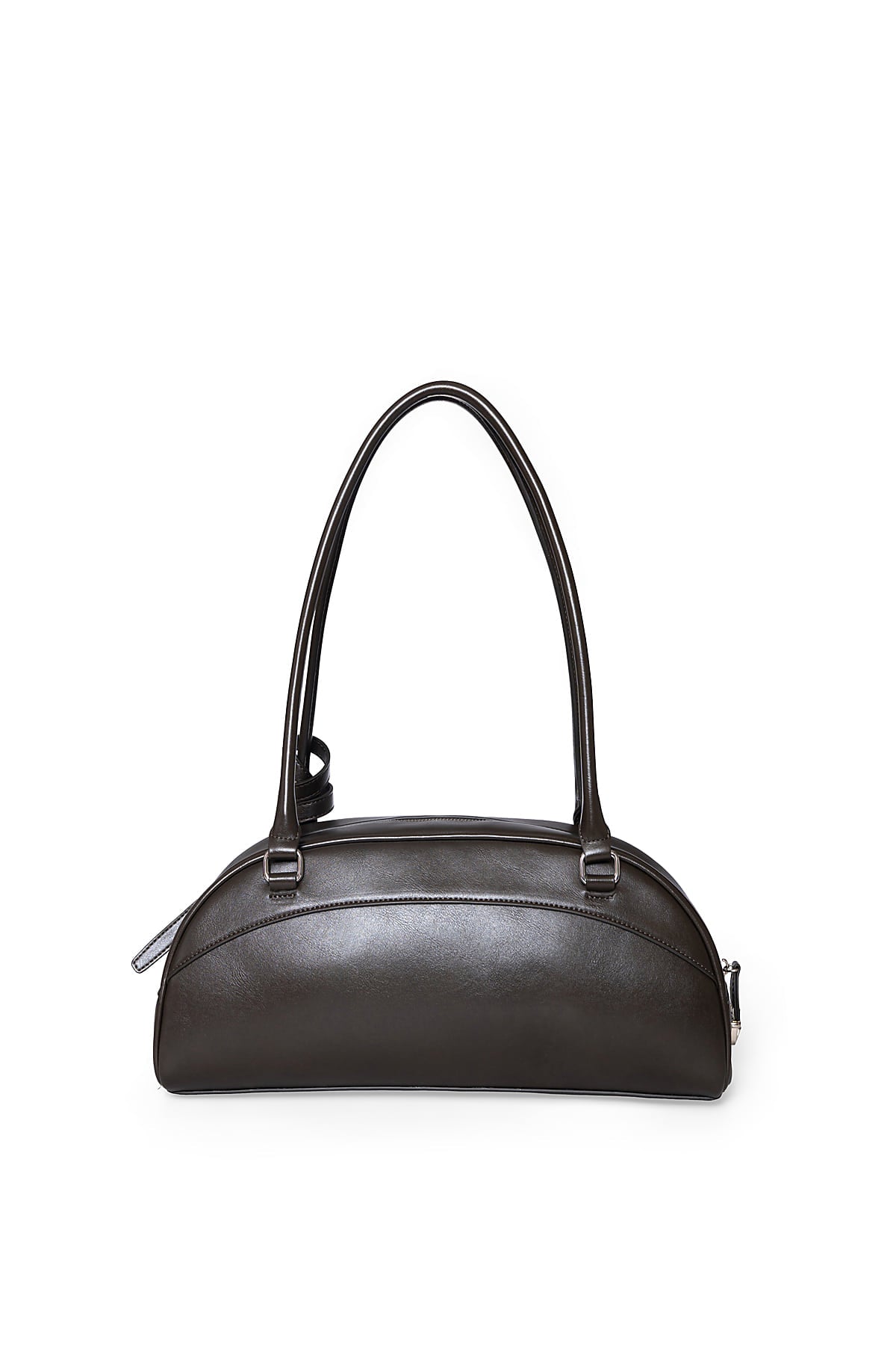 Matin Kim - Halfmoon Bowling Bag (Dark Khaki) product image 3 | TRAB K-Fashion Australia