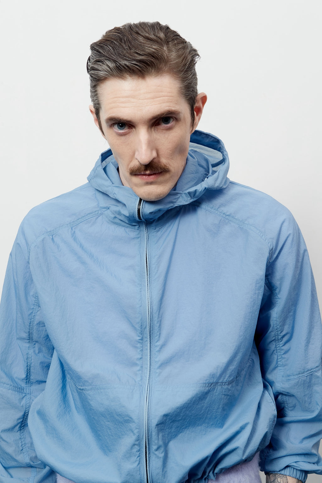 Stu - Round Cut Windbreaker (Skyblue) product image 14 | TRAB K-Fashion Australia