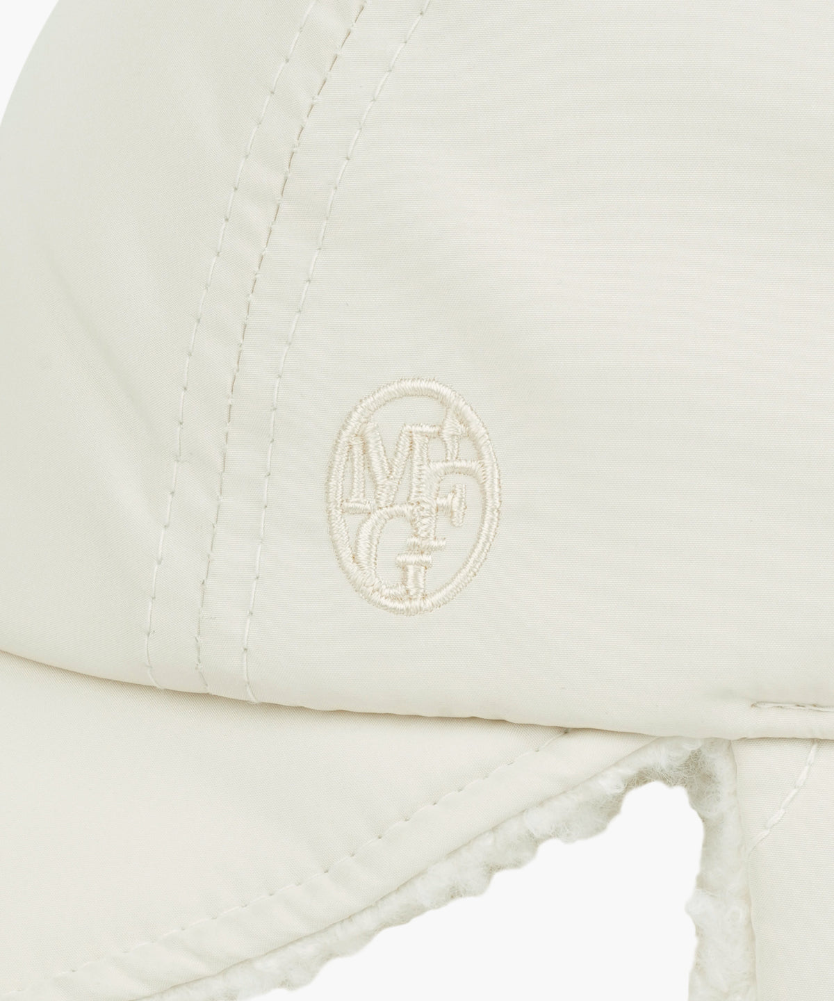 Marithe & Francois Girbaud - Quilted Earflap Cap (Ivory) product image 5 | TRAB K-Fashion Australia