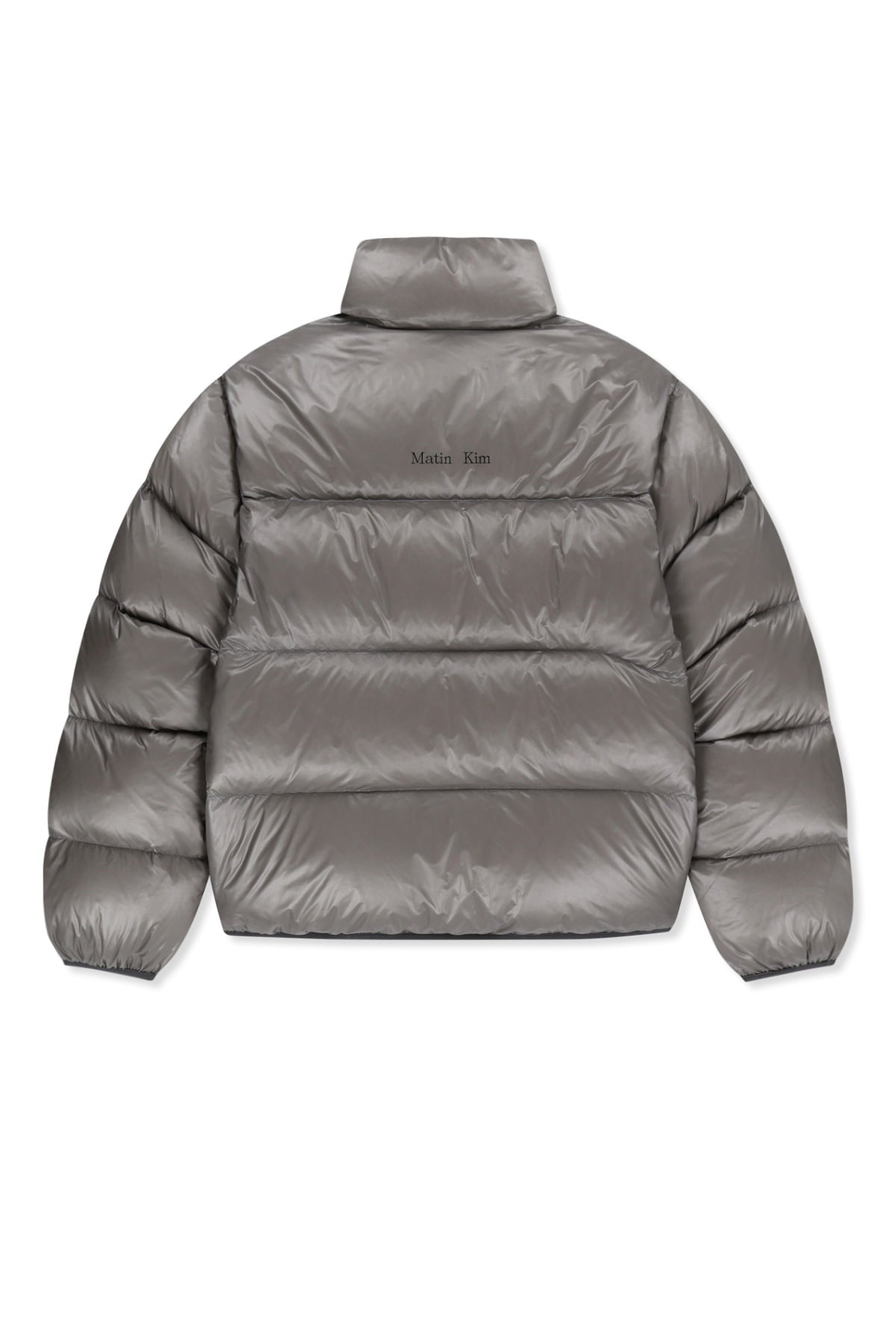 Matin Kim - Icon Logo Down Jumper (Light Grey) product image 2 | TRAB K-Fashion Australia