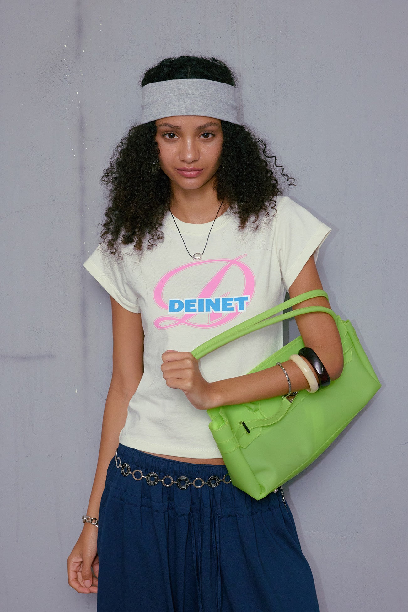Deinet - Signature Logo Slim T-Shirt (Yellow) product image 7 | TRAB K-Fashion Australia