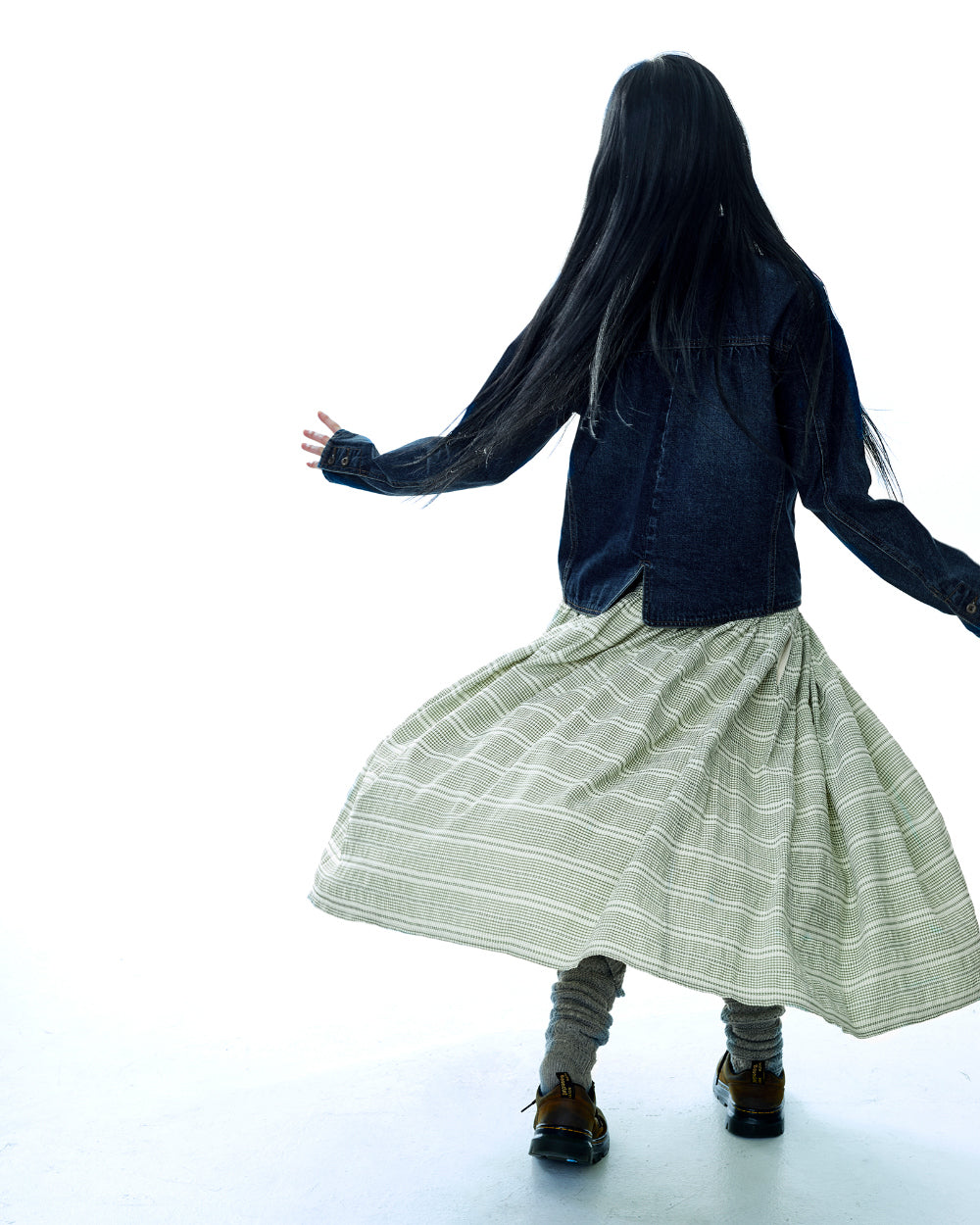 Coyseio - Wide Shirring Skirt (Light Green) product image 10 | TRAB K-Fashion Australia