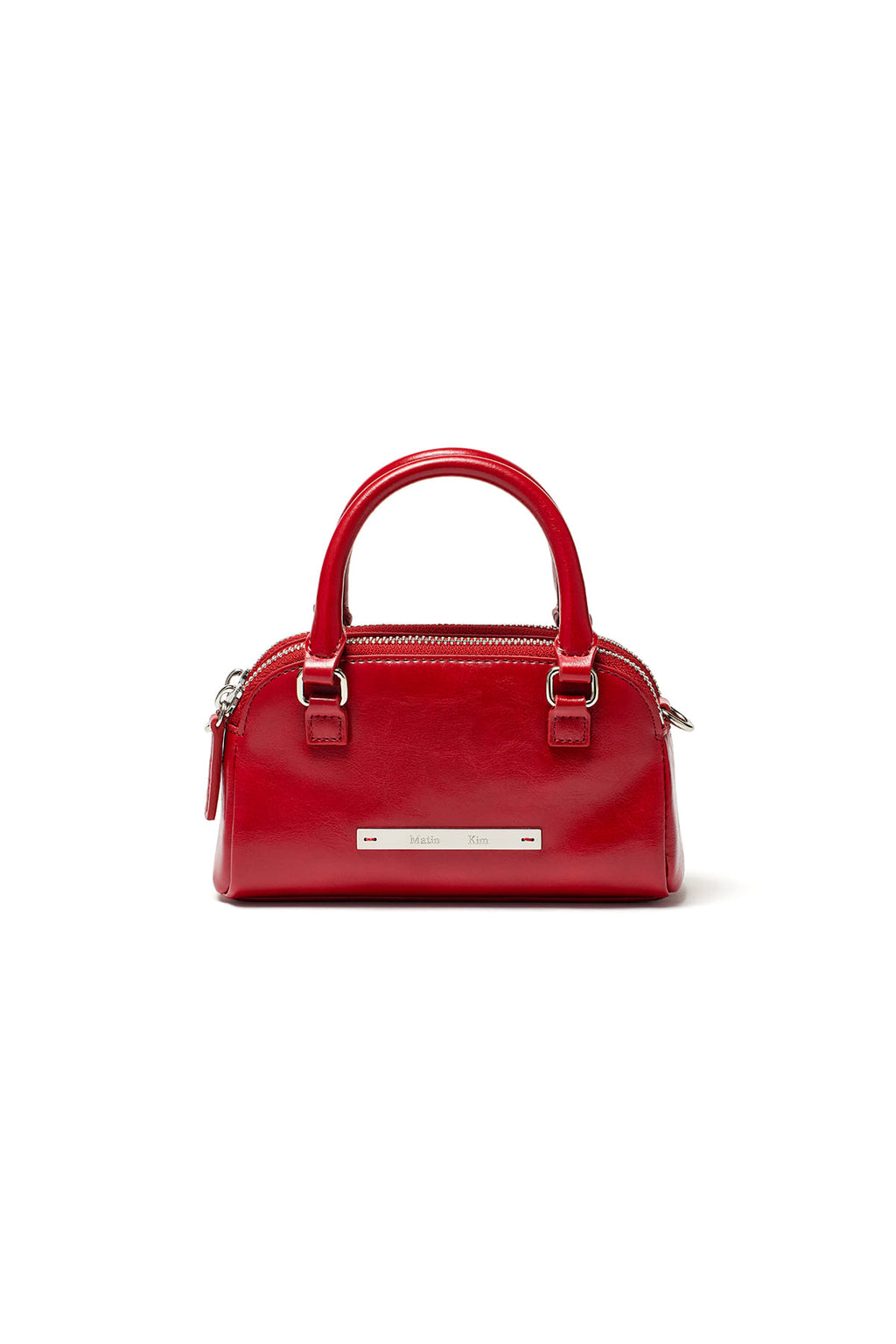 Matin Kim - Double Zipper Mini Cross Bag (Red) product image 1 | TRAB K-Fashion Australia
