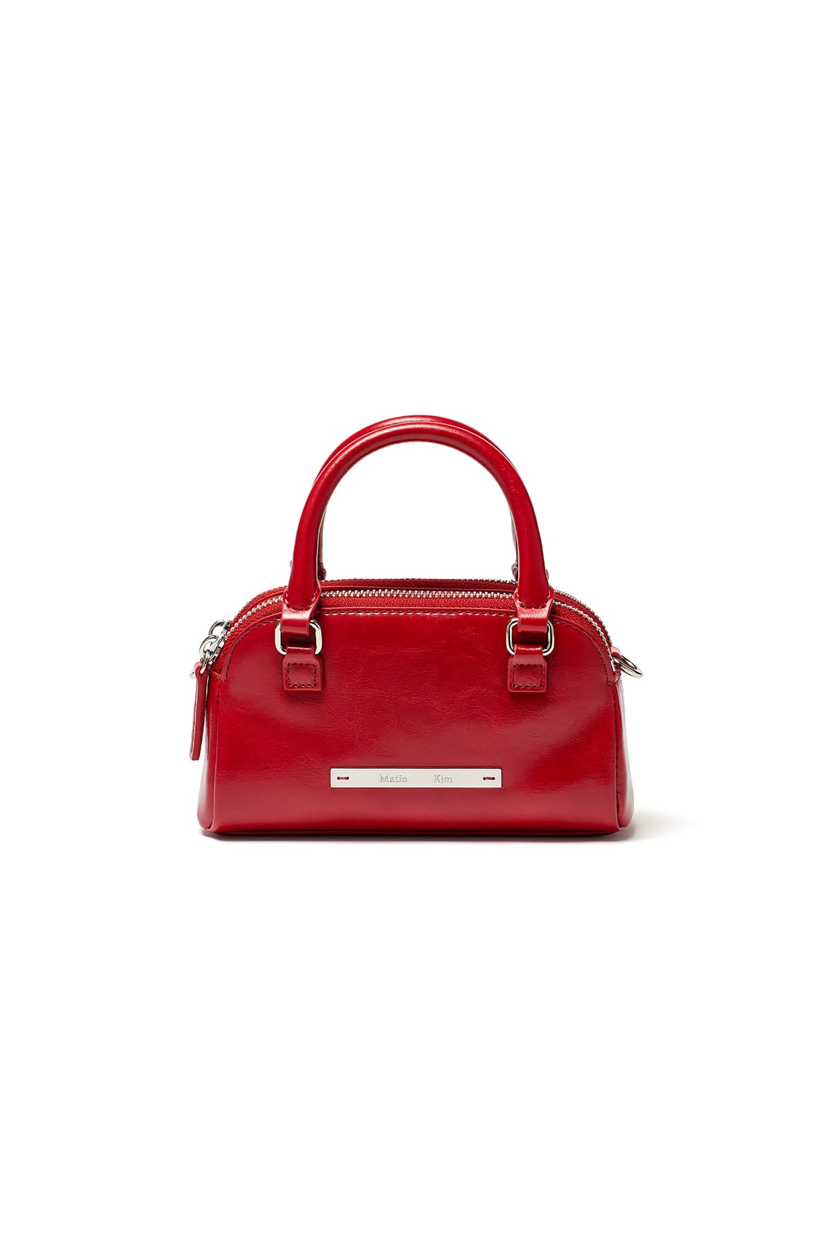 Matin Kim - Double Zipper Mini Cross Bag (Red) product image 1 | TRAB K-Fashion Australia