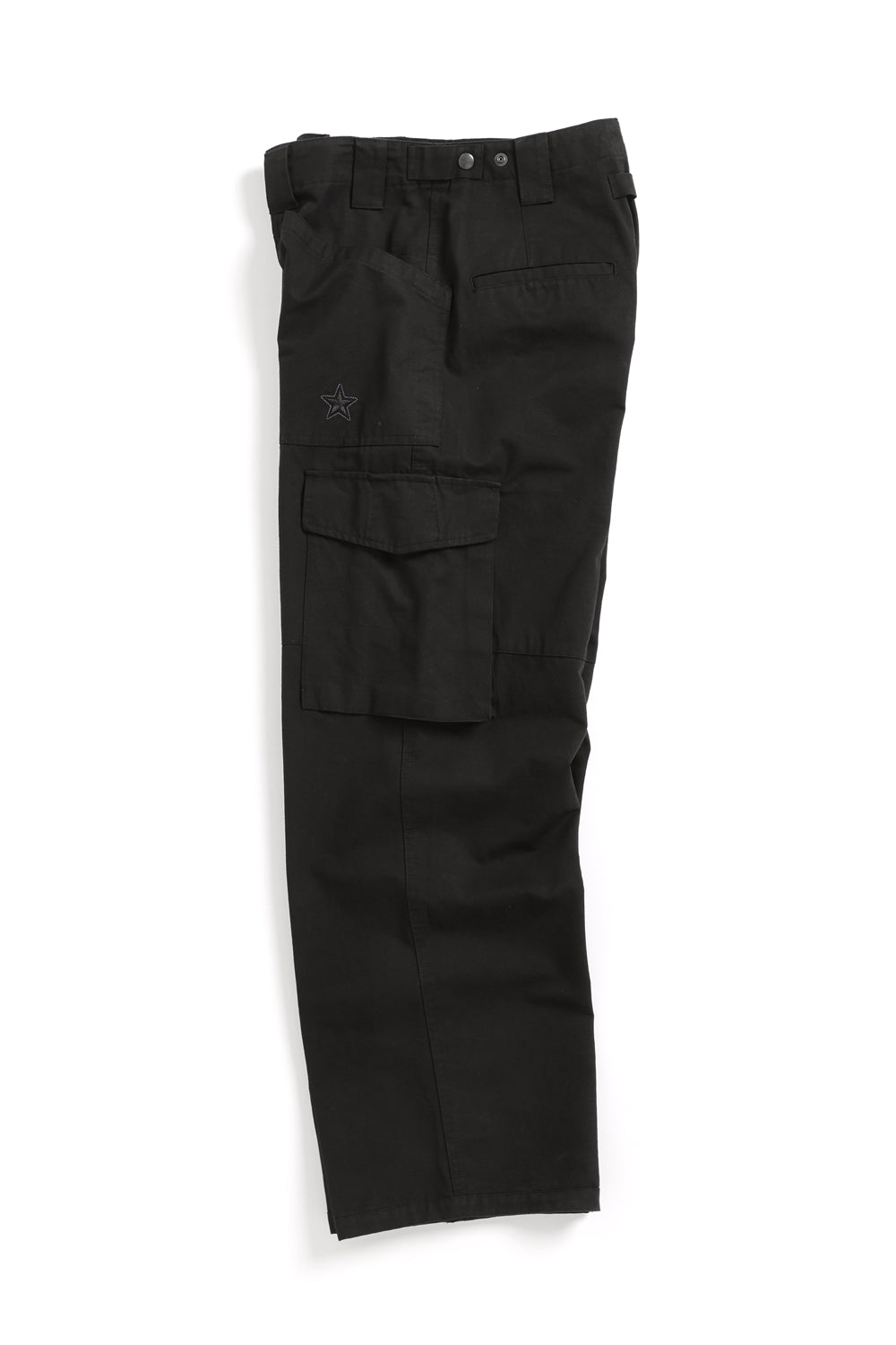 Hatchingroom - VTG Star Fatigue Pants Washed (Black) product image 4 | TRAB K-Fashion Australia