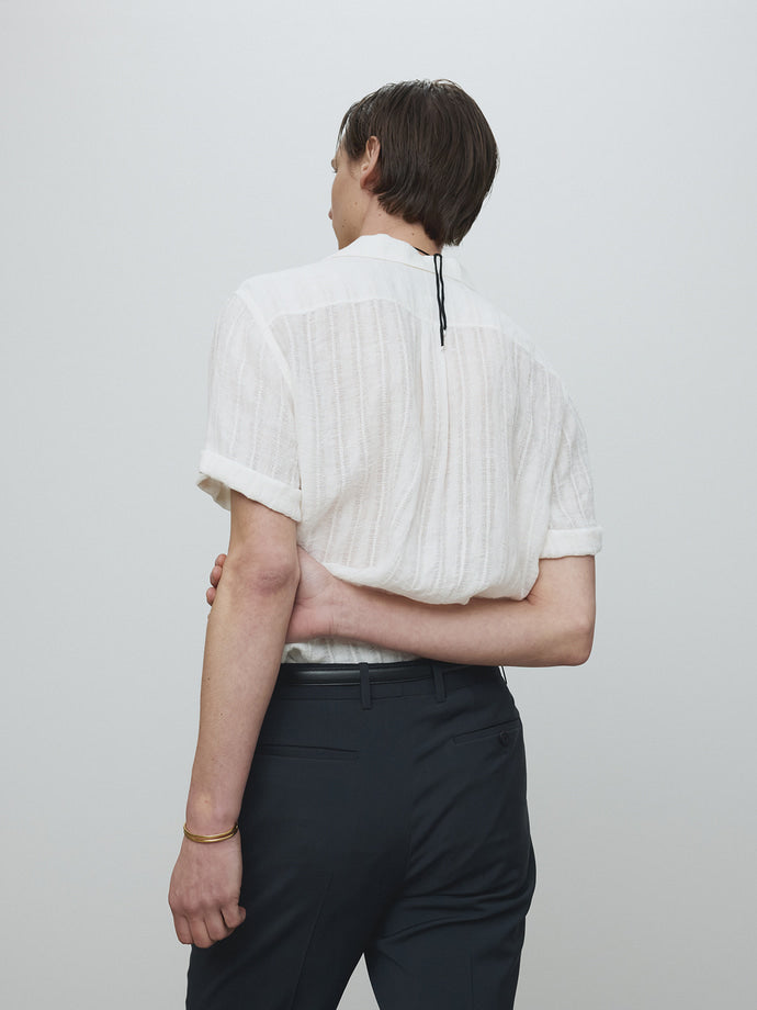 Tonywack - French Linen Croched Shirt (White) product image 5 | TRAB K-Fashion Australia
