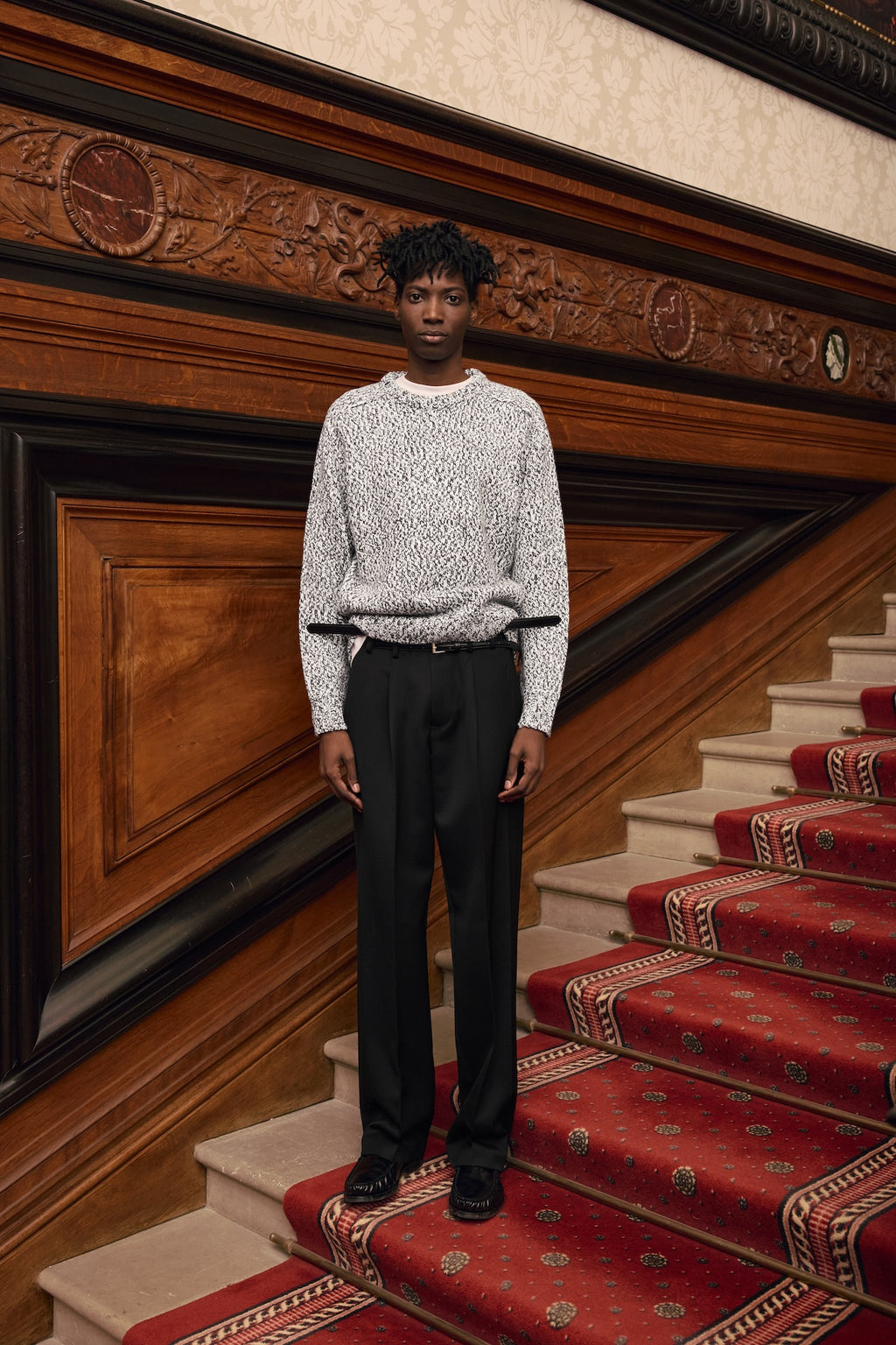 STU - Heather Round Neck Knit (OC) product image 5 | TRAB K-Fashion Australia