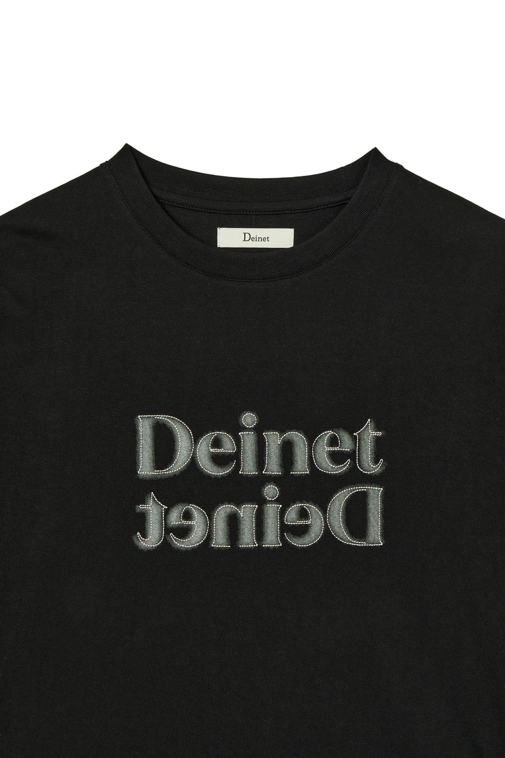 Deinet - Brushed Stitch Point Regular T-Shirt (Black) product image 3 | TRAB K-Fashion Australia