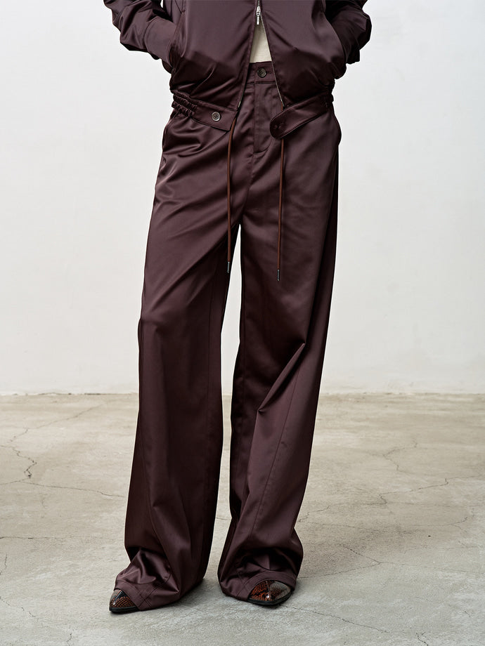 Tonywack - Silky Banding Lounge Pants (Brown) product image 8 | TRAB K-Fashion Australia