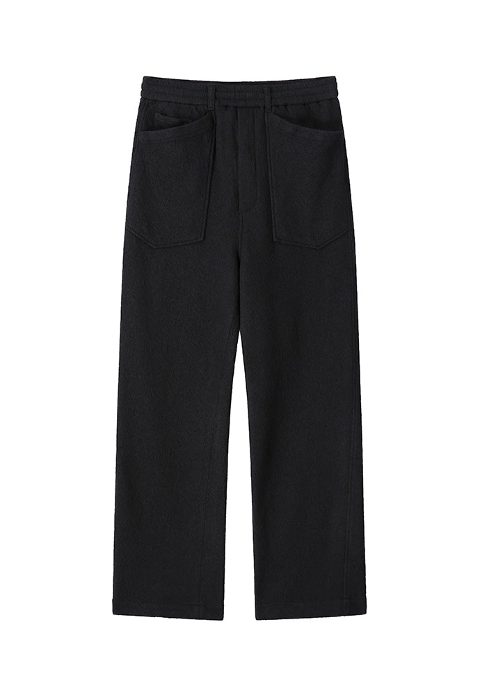 Art if acts - Washed Wool US M-35 Pants (Black) product image 7 | TRAB K-Fashion Australia
