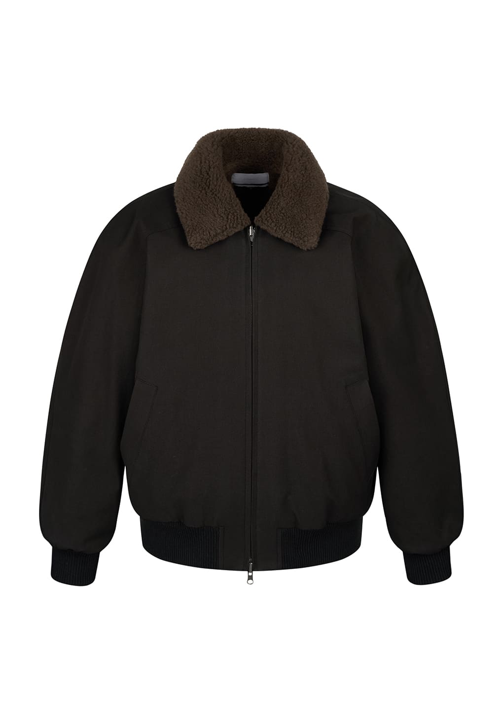 Amomento - cotton reversible shearling jumper (Black) product image 10 | TRAB K-Fashion Australia