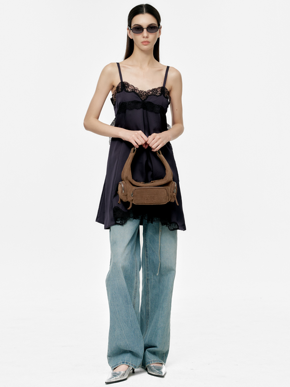 Marge Sherwood - City Hobo Ew Mini (Cappuccino Suede) product image 3 | TRAB K-Fashion Australia