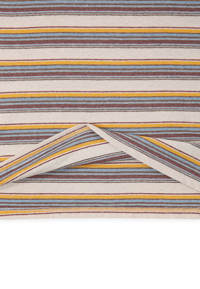Art if acts - Linen Stripe Pocket Tee (Wood/Blue) product image 11 | TRAB K-Fashion Australia