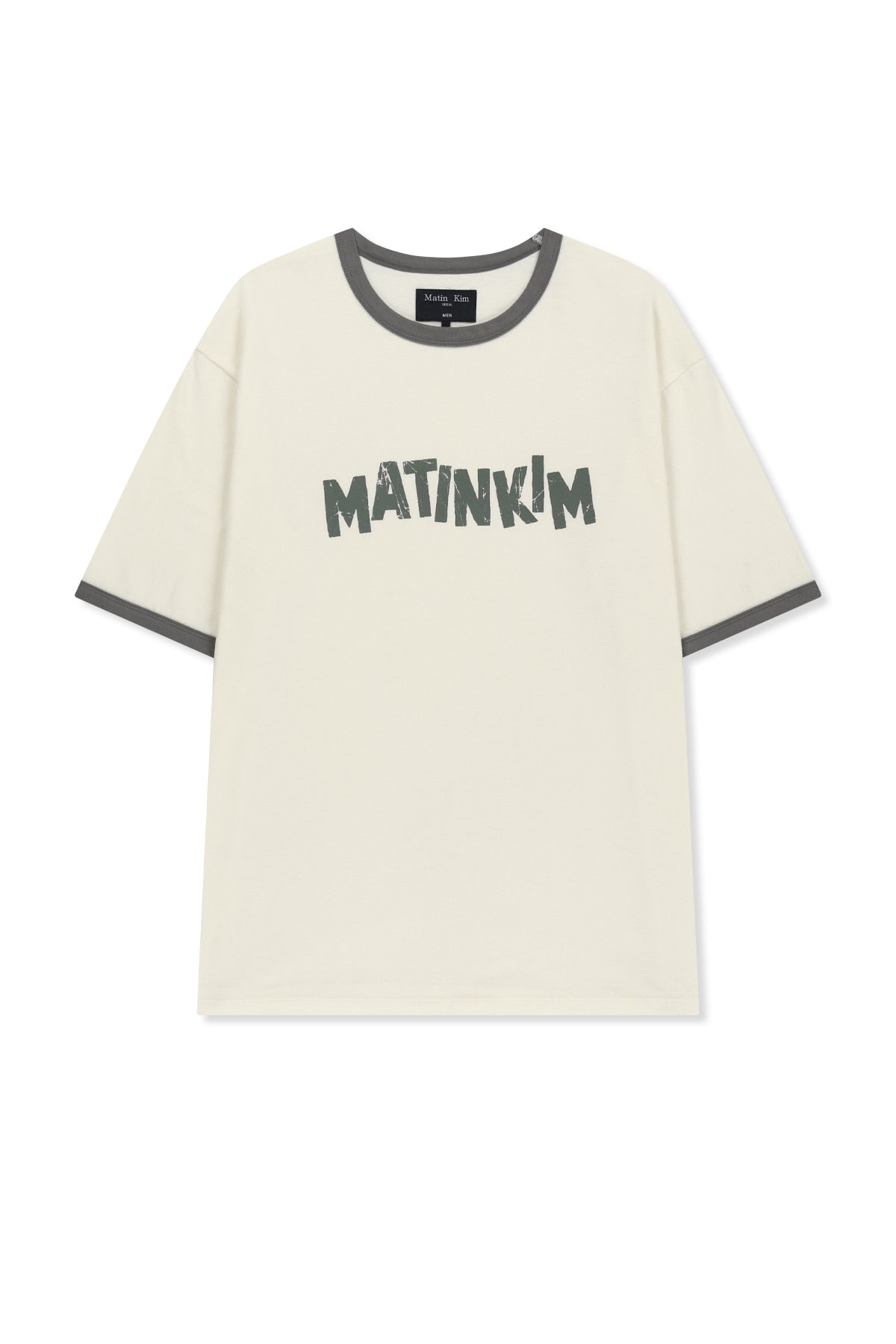 Matin Kim - Matin Logo Ringer Top (Cream) product image 2 | TRAB K-Fashion Australia