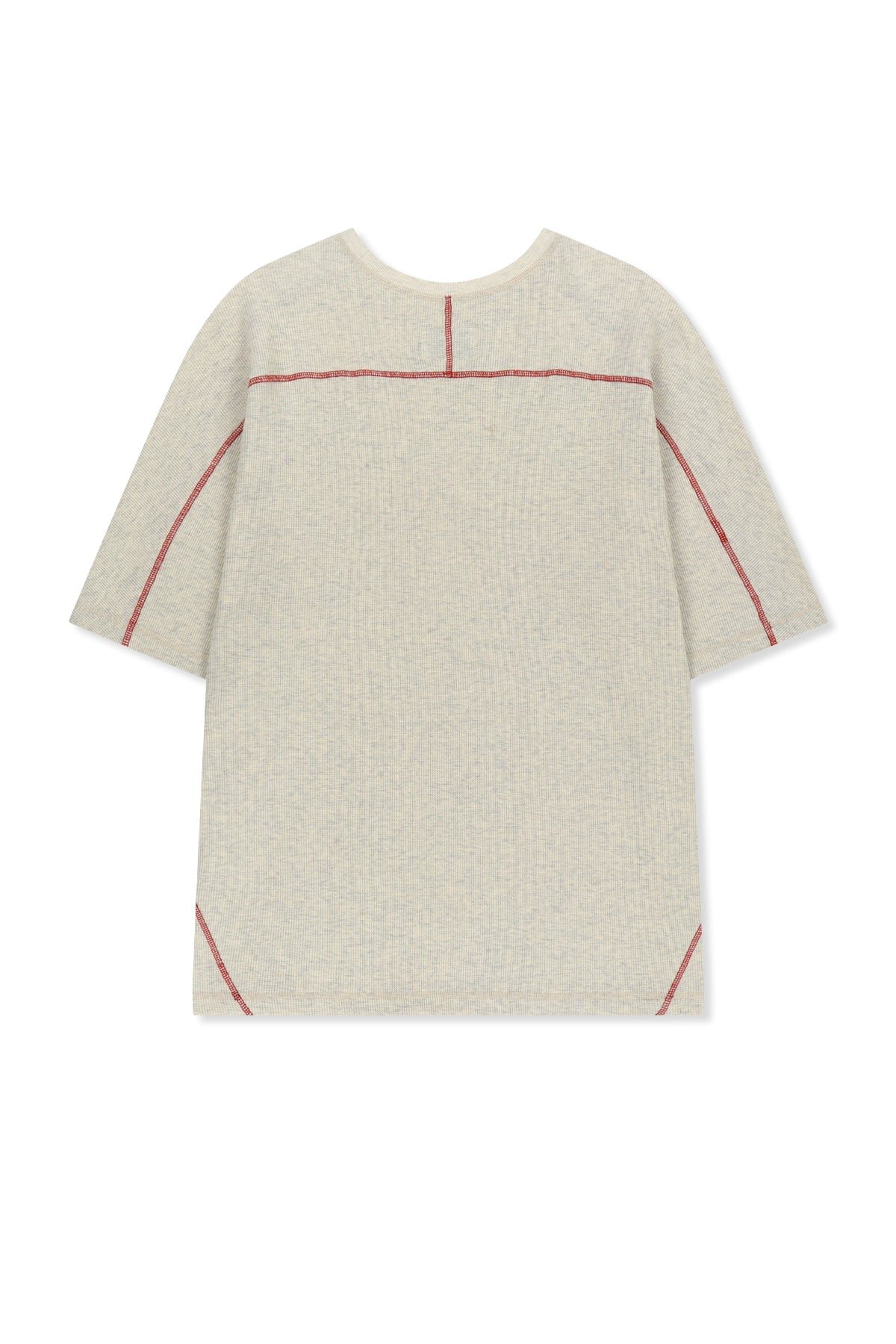 Matin Kim - Matin Kim Logo Waffle Top (Light Beige) product image 2 | TRAB K-Fashion Australia