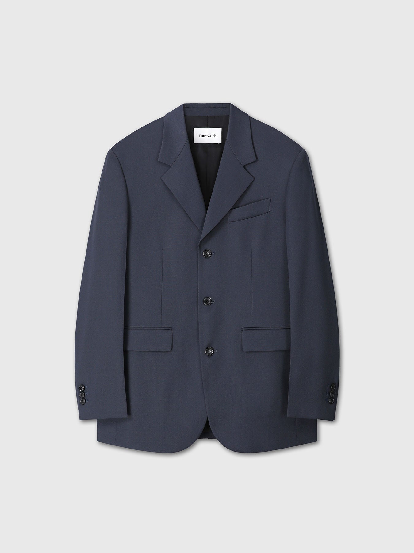 Tonywack - Wool Blend Tailored Blazer (Slate Grey) product image 9 | TRAB K-Fashion Australia