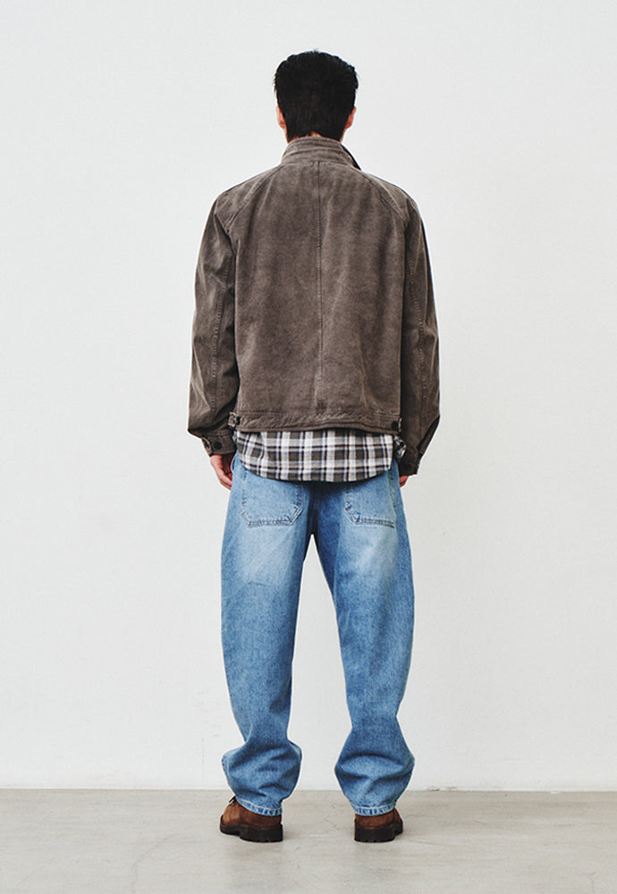 Art if acts - Garment Dyed Harrington Jacket (Mud Brown) product image 4 | TRAB K-Fashion Australia