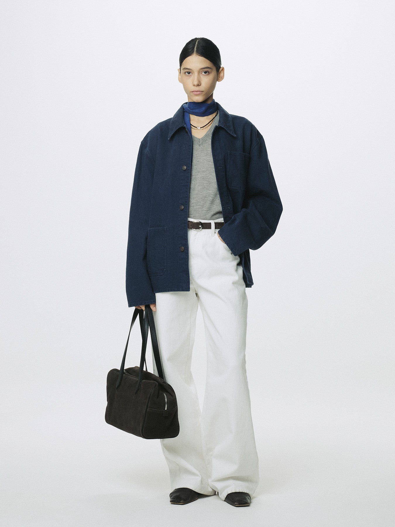 Tonywack - Wide-Leg Baggy Denim Jeans (Off White) product image 9 | TRAB K-Fashion Australia