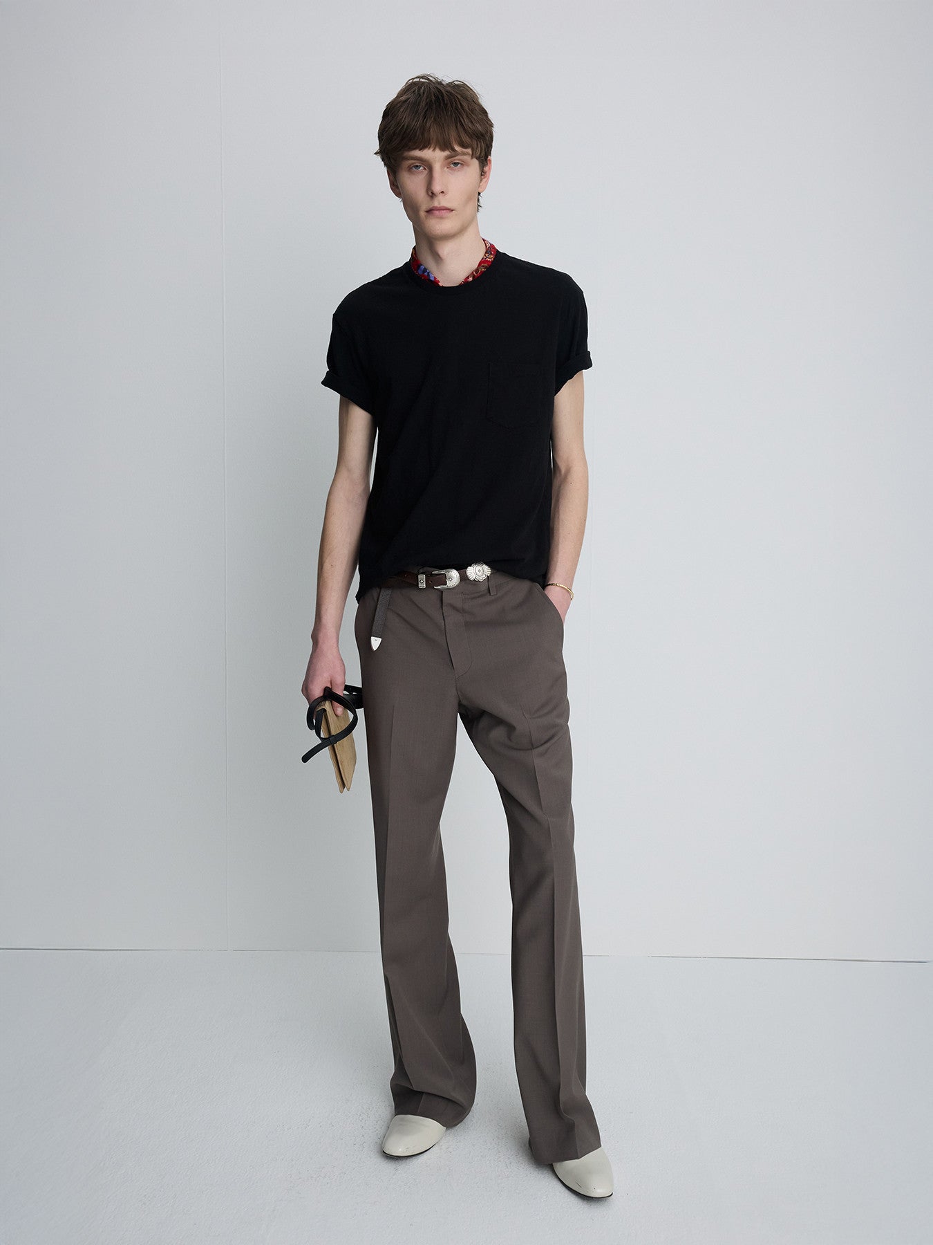 Tonywack - Soft Slub Jersey Pocket T-Shirt (Black) product image 1 | TRAB K-Fashion Australia