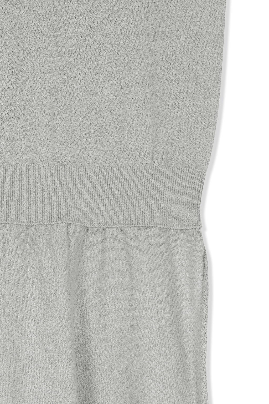 Matin Kim - Layered Tie Halter Neck Knit Top (Light Grey) product image 10 | TRAB K-Fashion Australia