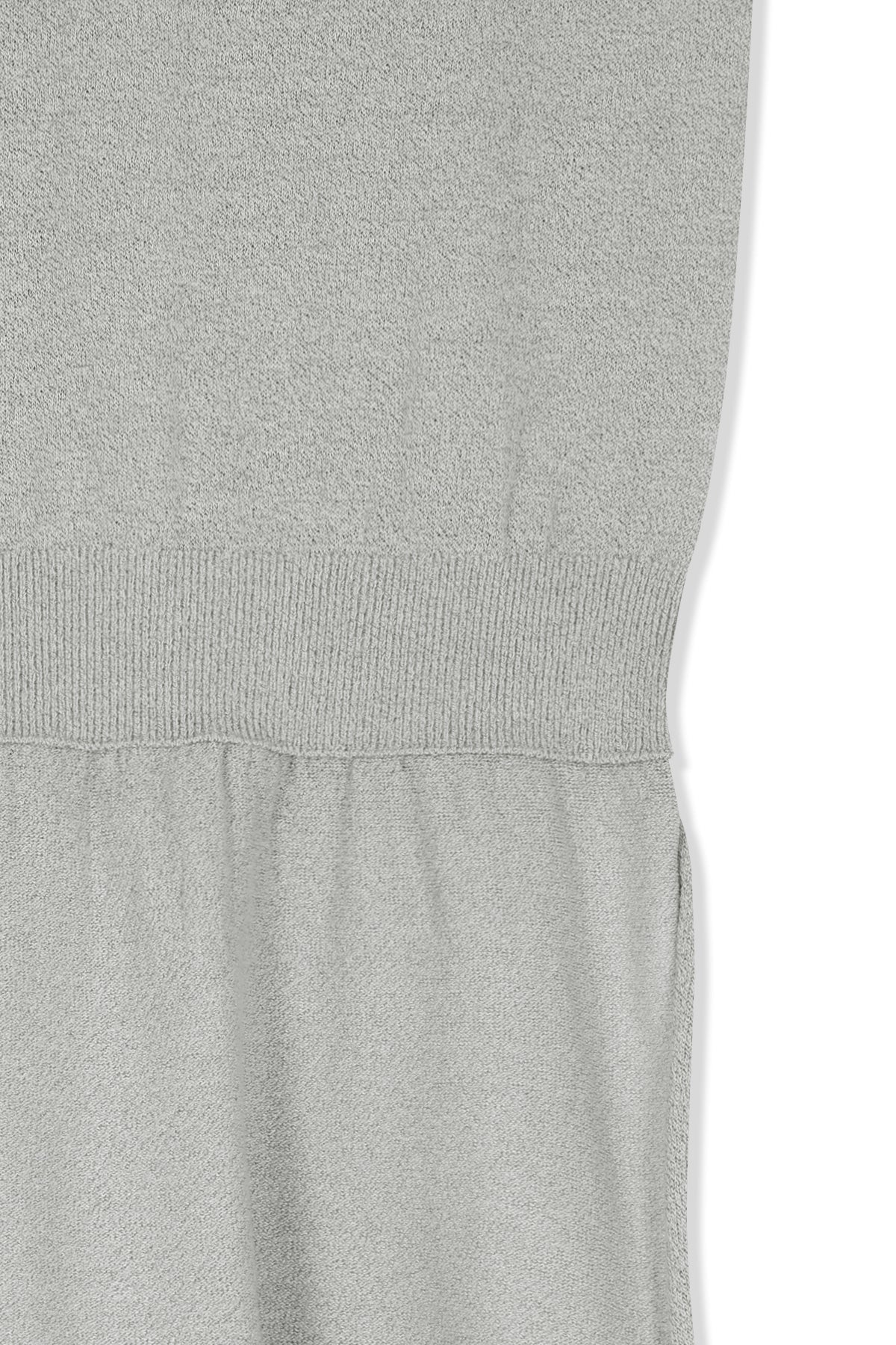 Matin Kim - Layered Tie Halter Neck Knit Top (Light Grey) product image 10 | TRAB K-Fashion Australia