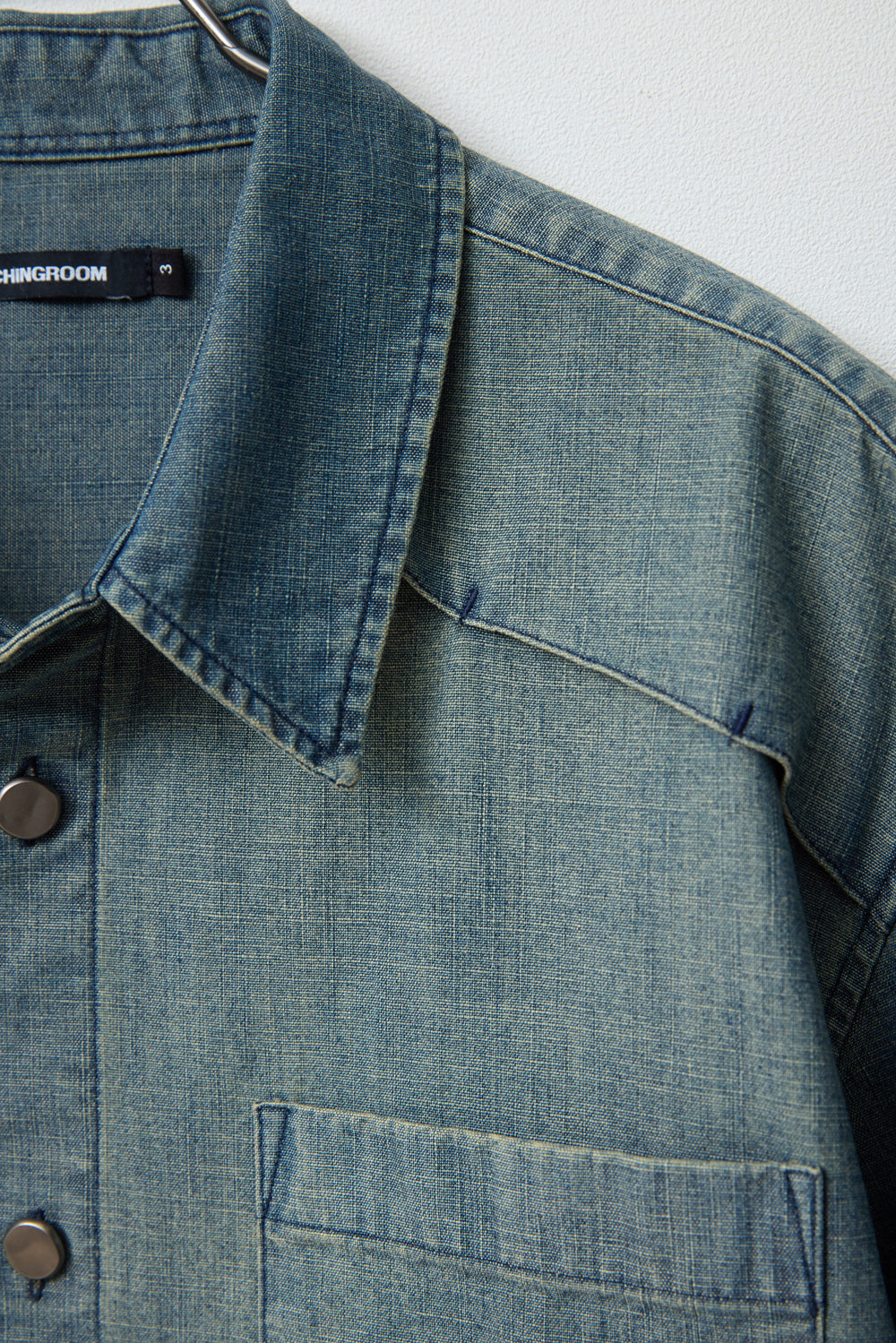 Hatchingroom - Vented Shirt Chambray (Blue) product image 7 | TRAB K-Fashion Australia